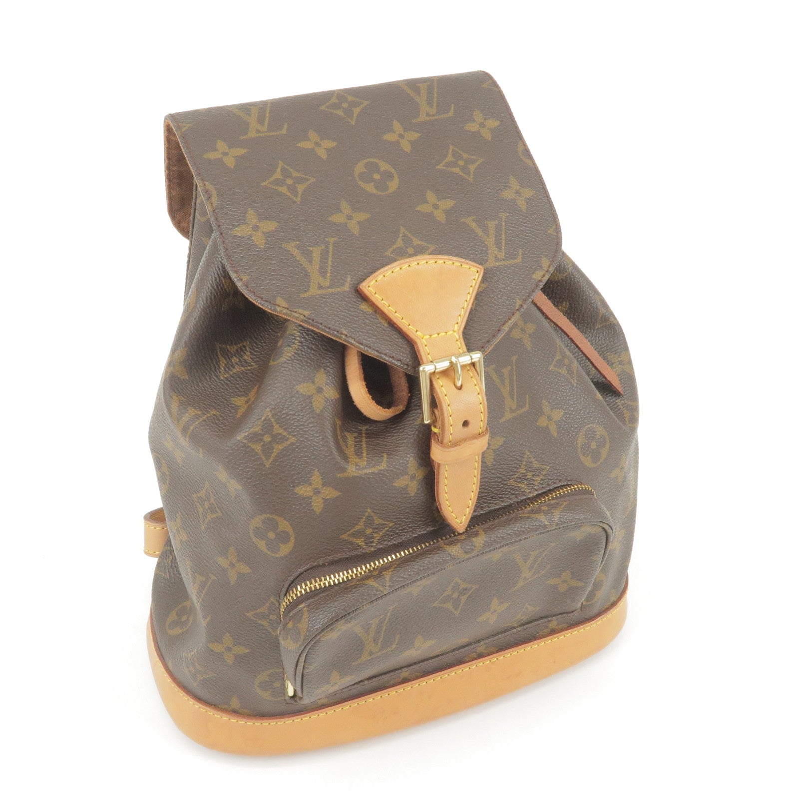 Louis Vuitton Monogram Montsouris MM Back Pack Bag M51136