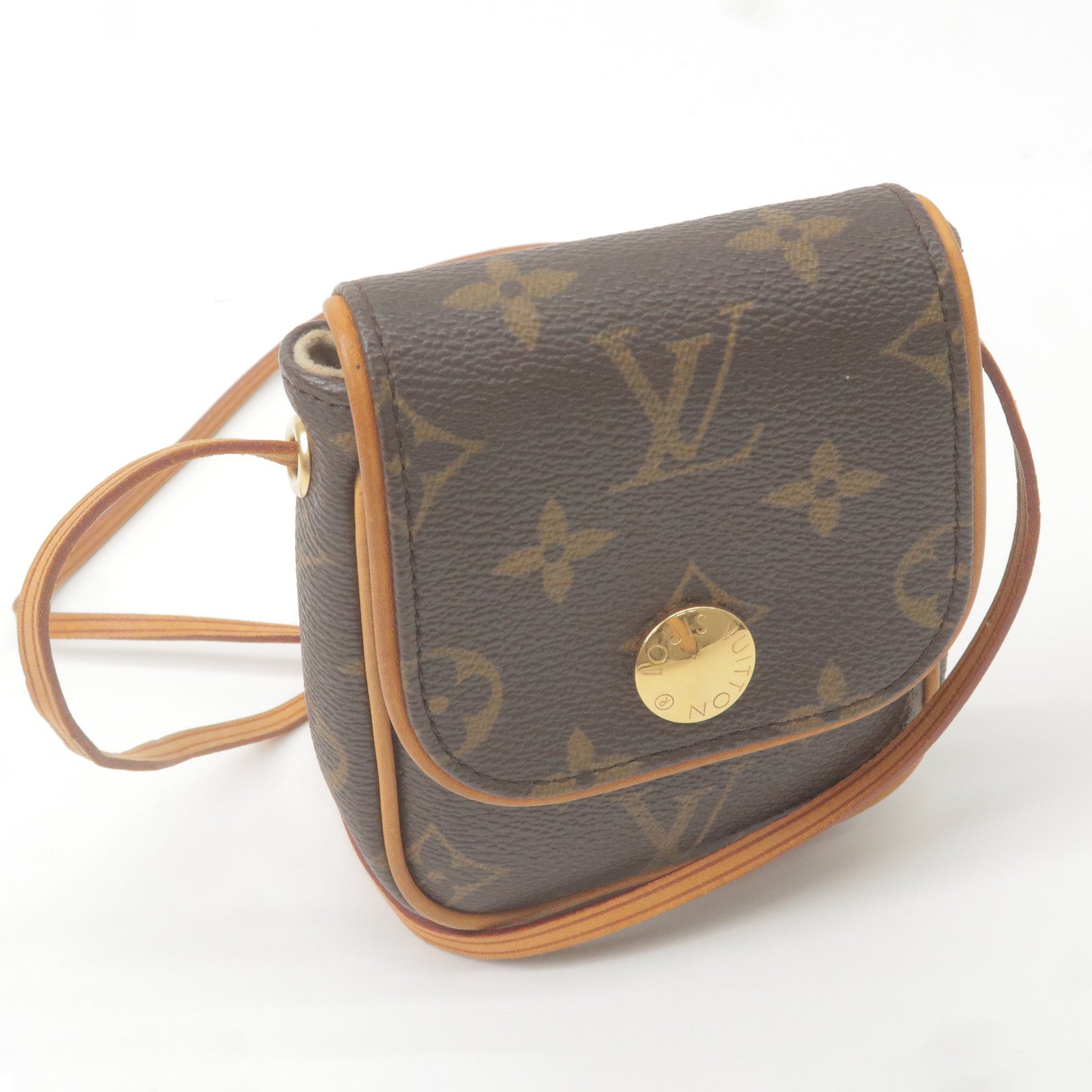 Louis Vuitton Monogram Pochette Cancun Shoulder Bag Pouch M60018