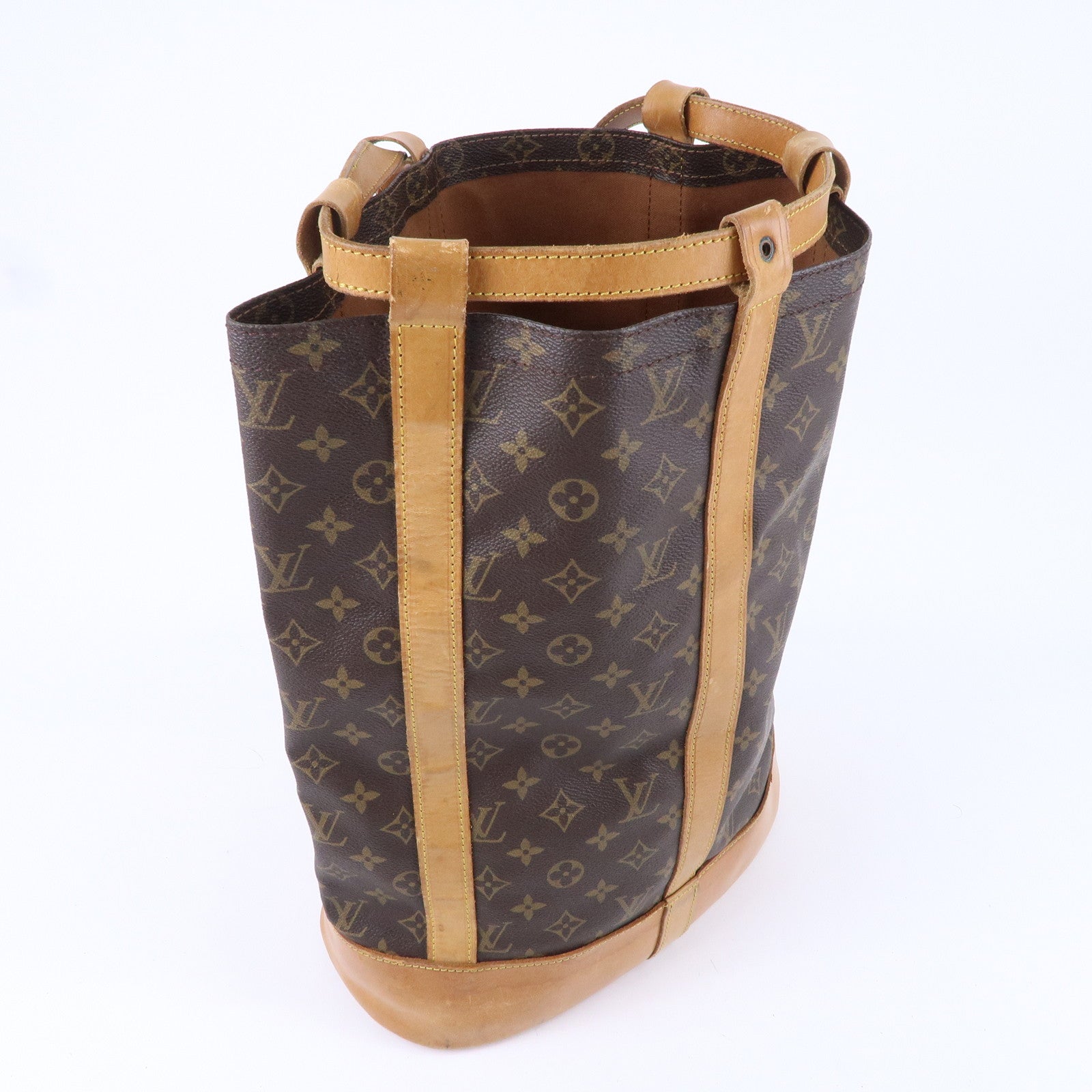 Louis Vuitton Monogram Randonnee GM Laundry Bag Brown M42244