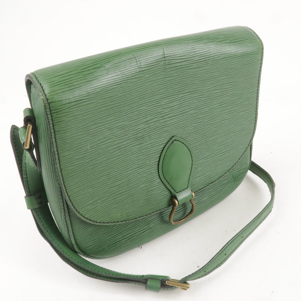 Louis Vuitton Epi Saint Cloud Shoulder Bag Borneo Green M52194