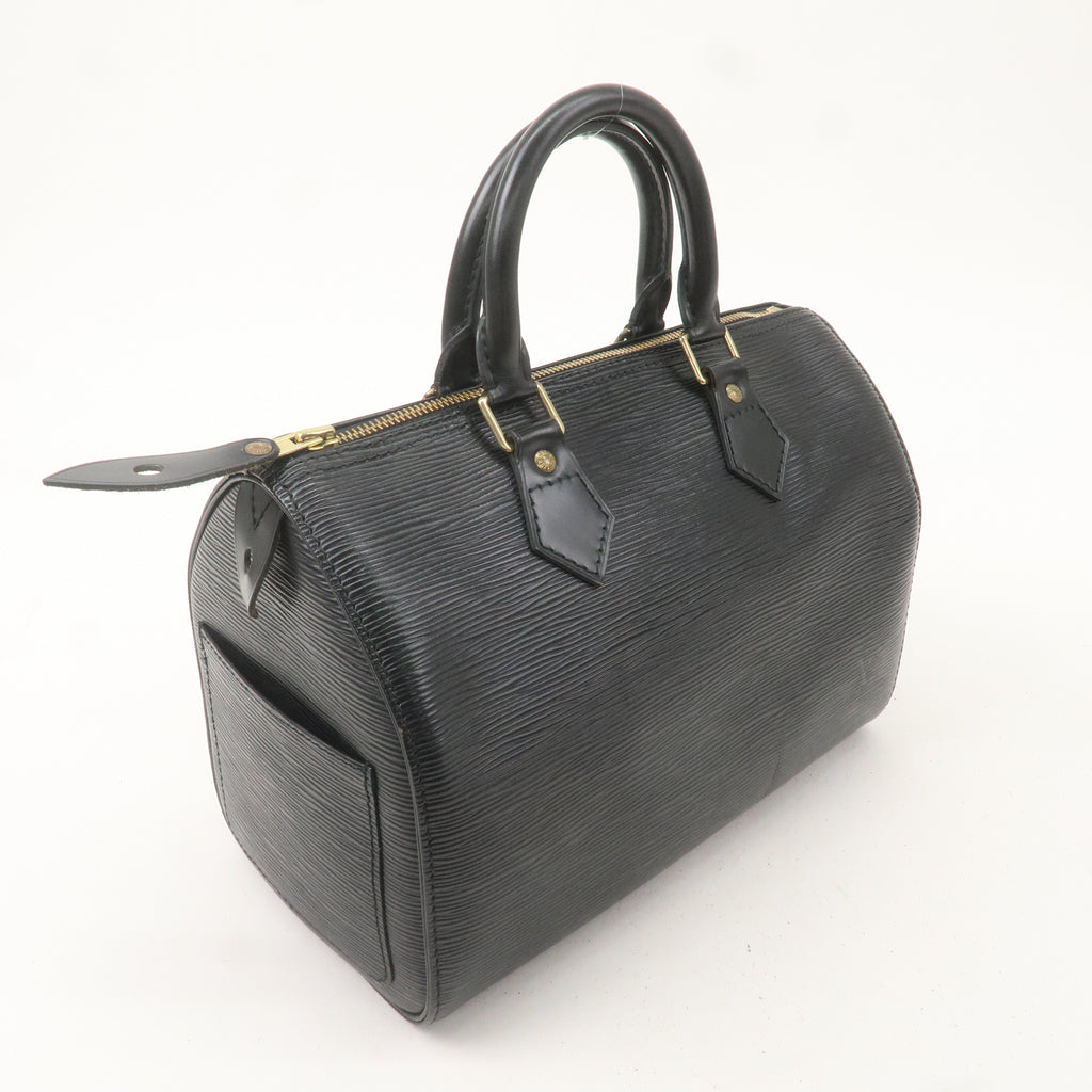 Louis Vuitton Epi Speedy 25 Boston Bag Hand Bag Noir Black M43012