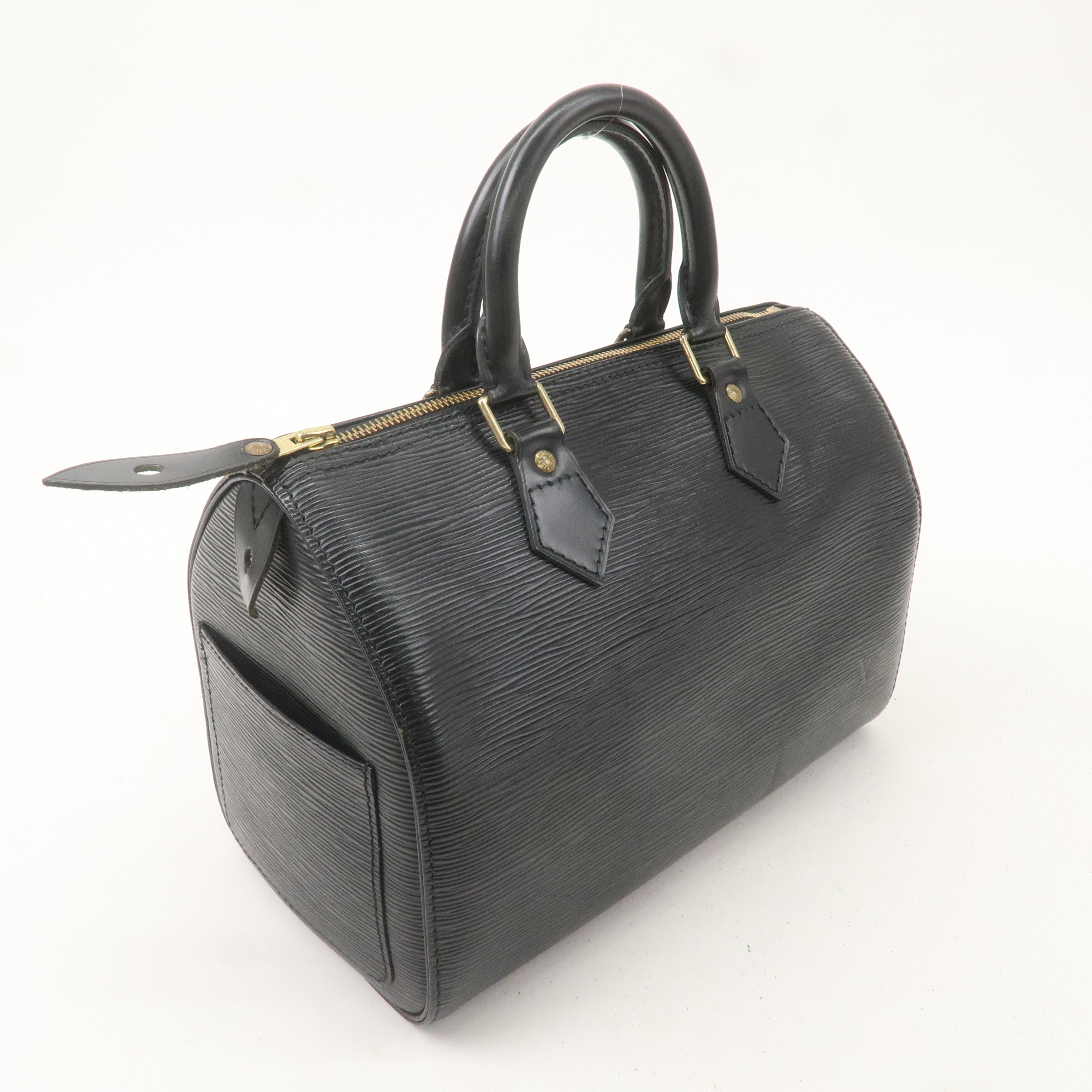 Louis Vuitton Epi Speedy 25 Boston Bag Hand Bag Noir Black M43012