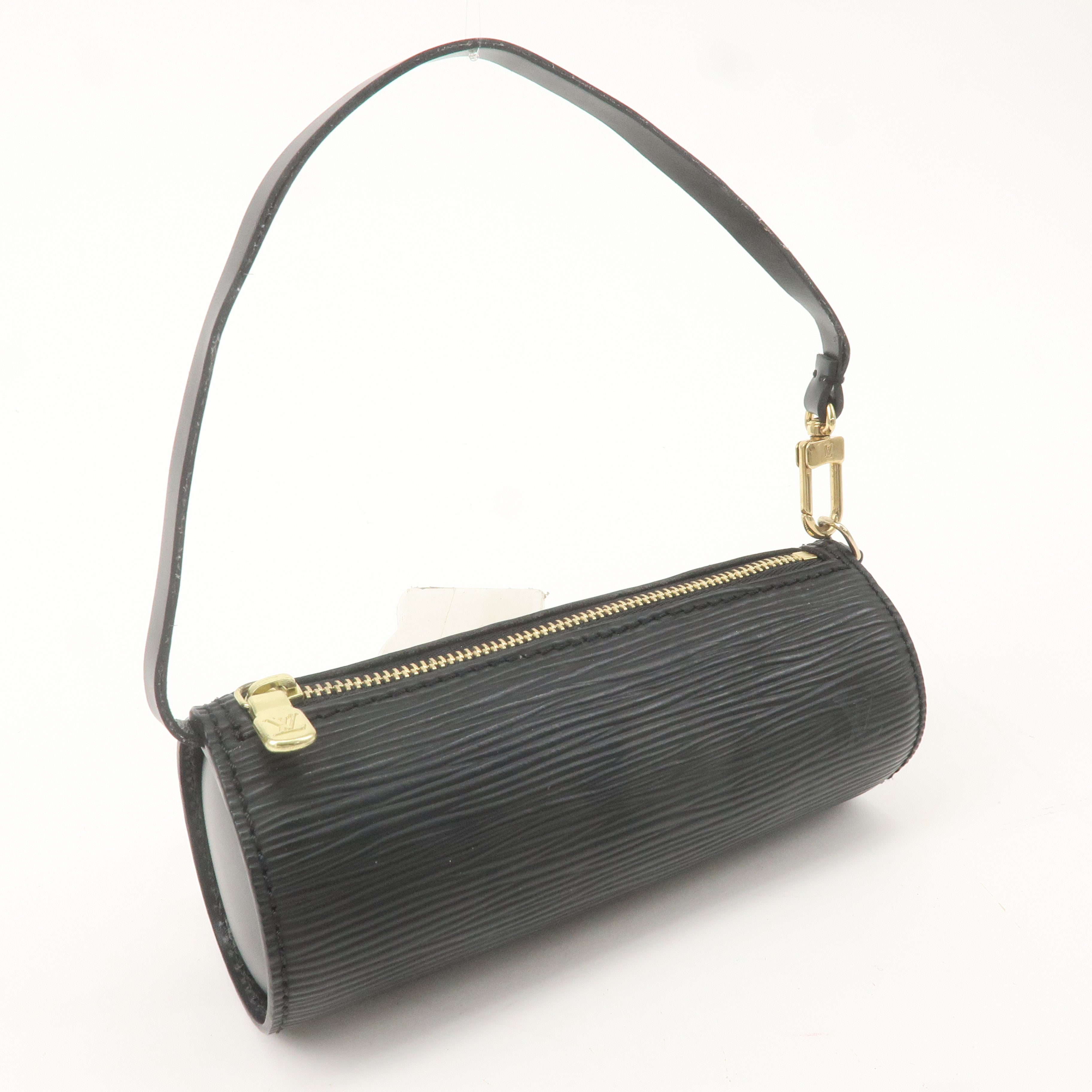 Louis Vuitton Epi Mini Pouch For Soufflot Hand Bag Noir Black F/S