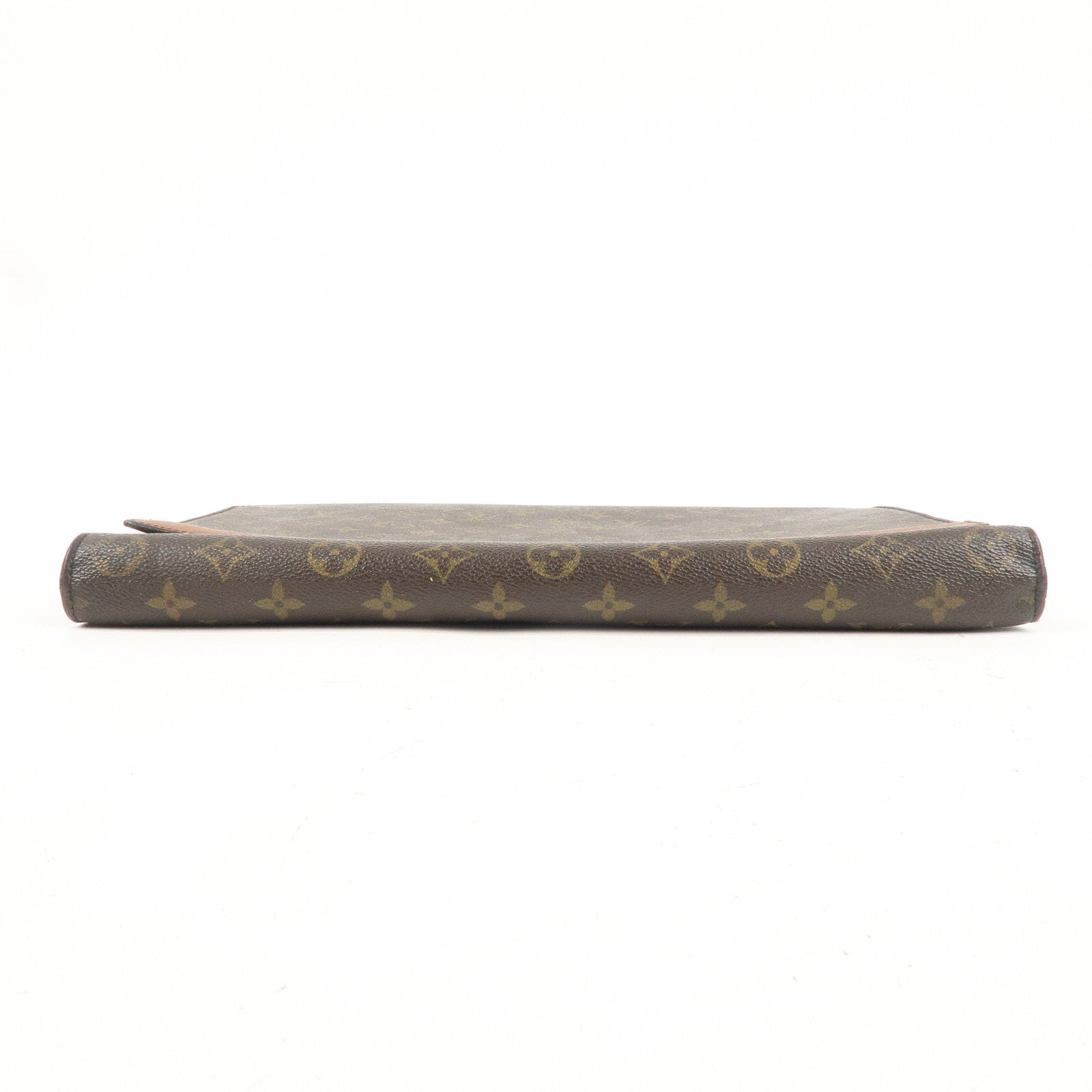 Louis Vuitton Monogram Porte Envelope Clutch Bag Brown M51801
