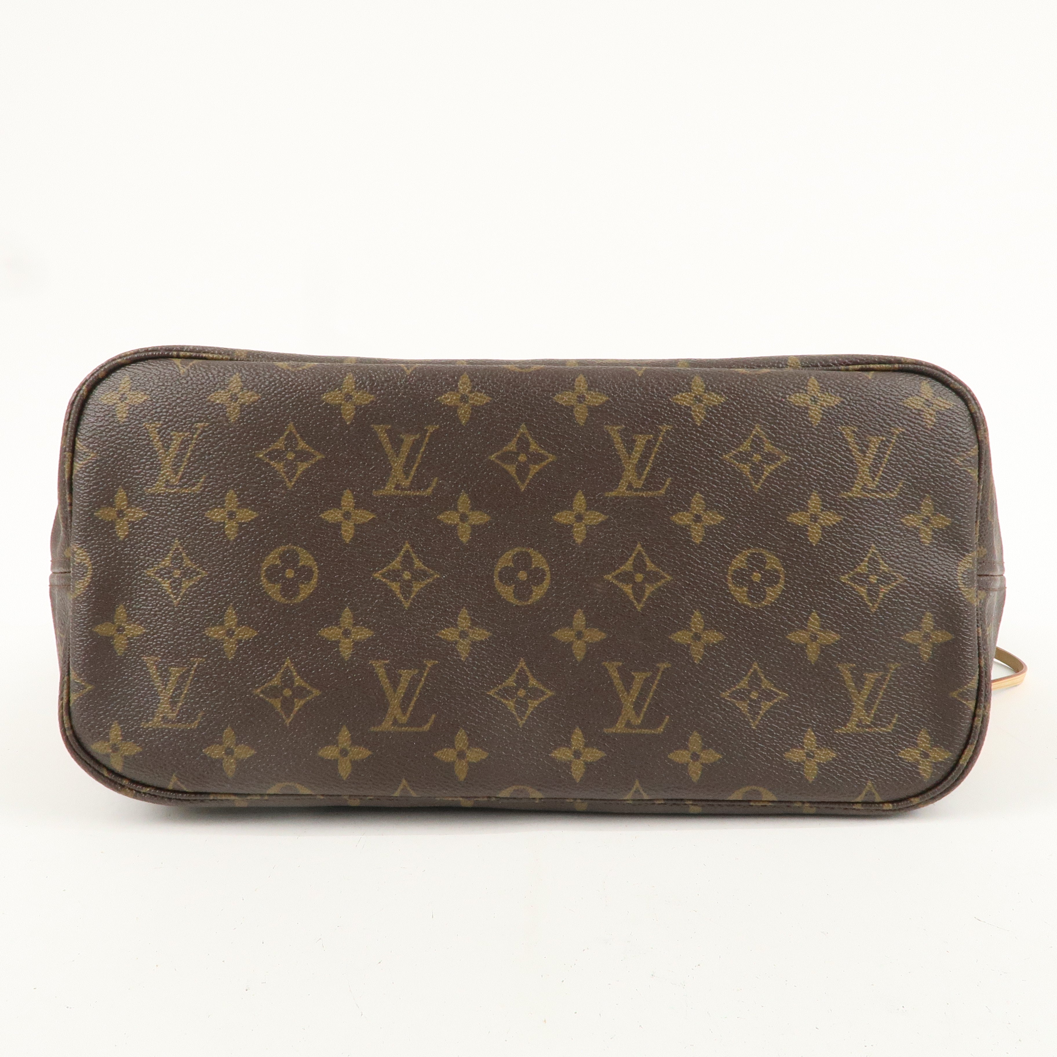 Louis Vuitton Monogram Neverfull MM Tote Bag Brown M40156
