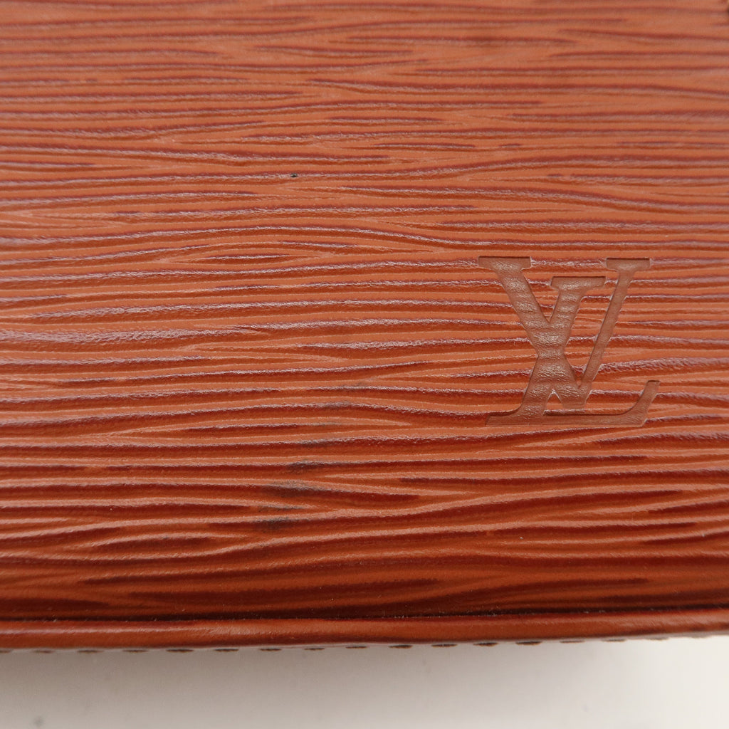 Louis Vuitton Epi Malselv Hand Bag Kenya Brown M52373