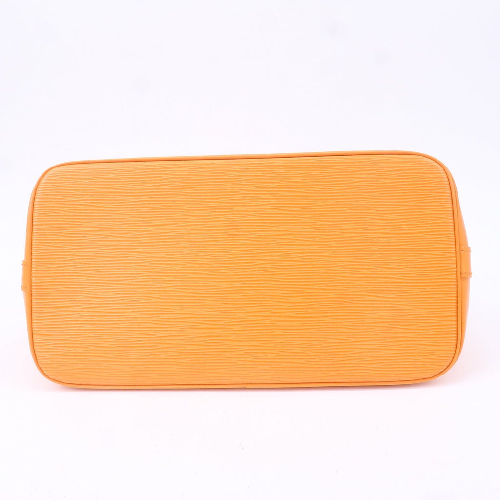 Louis Vuitton Epi Alma Hand Bag Mandarin Orange M5124H