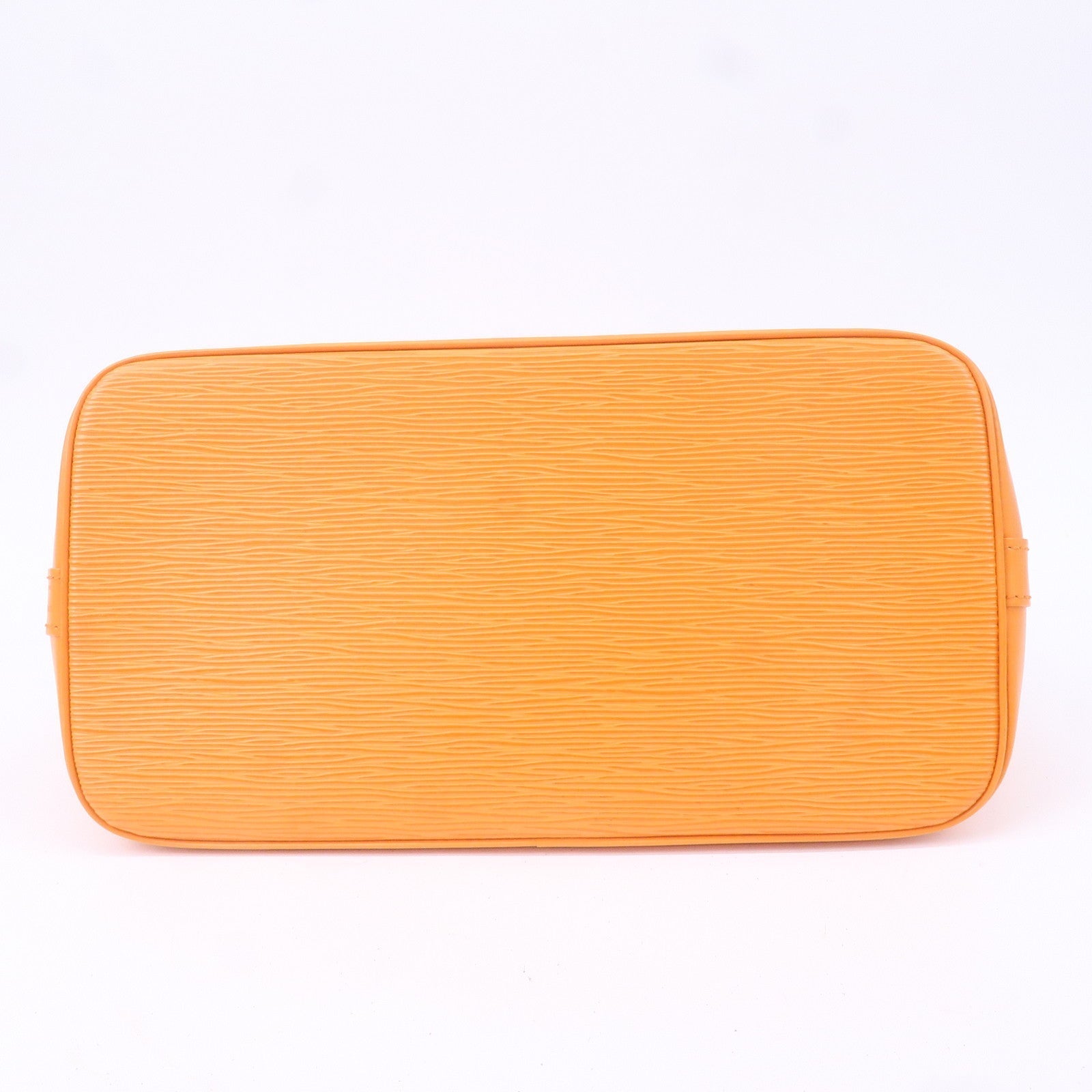 Louis Vuitton Epi Alma Hand Bag Mandarin Orange M5124H
