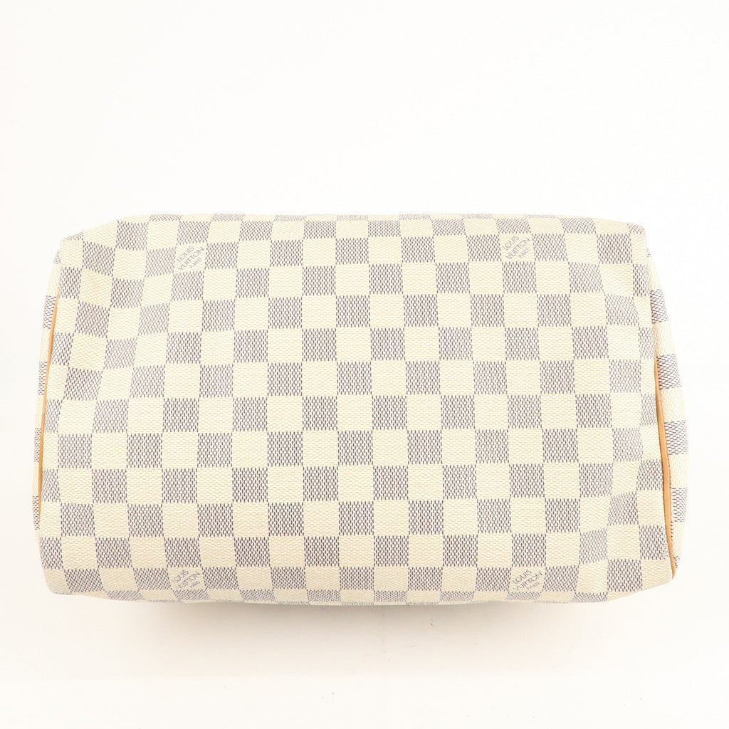 Louis Vuitton Damier Azur Speedy 30 Boston Hand Bag N41533