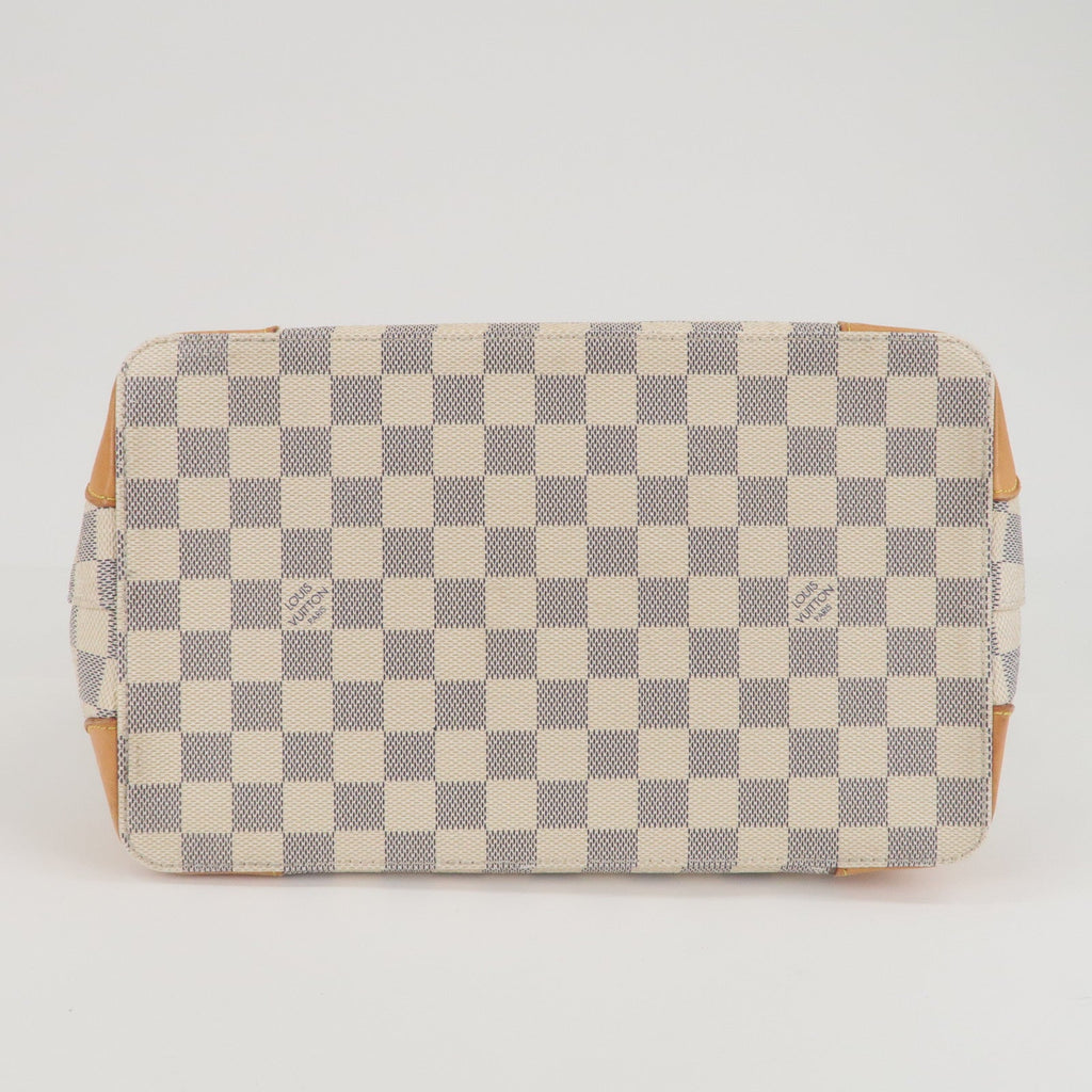 Louis Vuitton Damier Azur Hampstead PM Hand Bag Ivory N51207