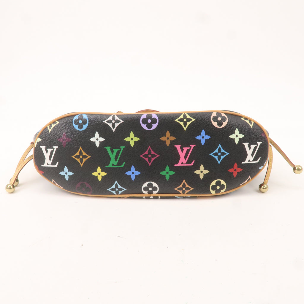 Louis Vuitton Monogram Multi Color Theda PM Hand Bag Noir M92346