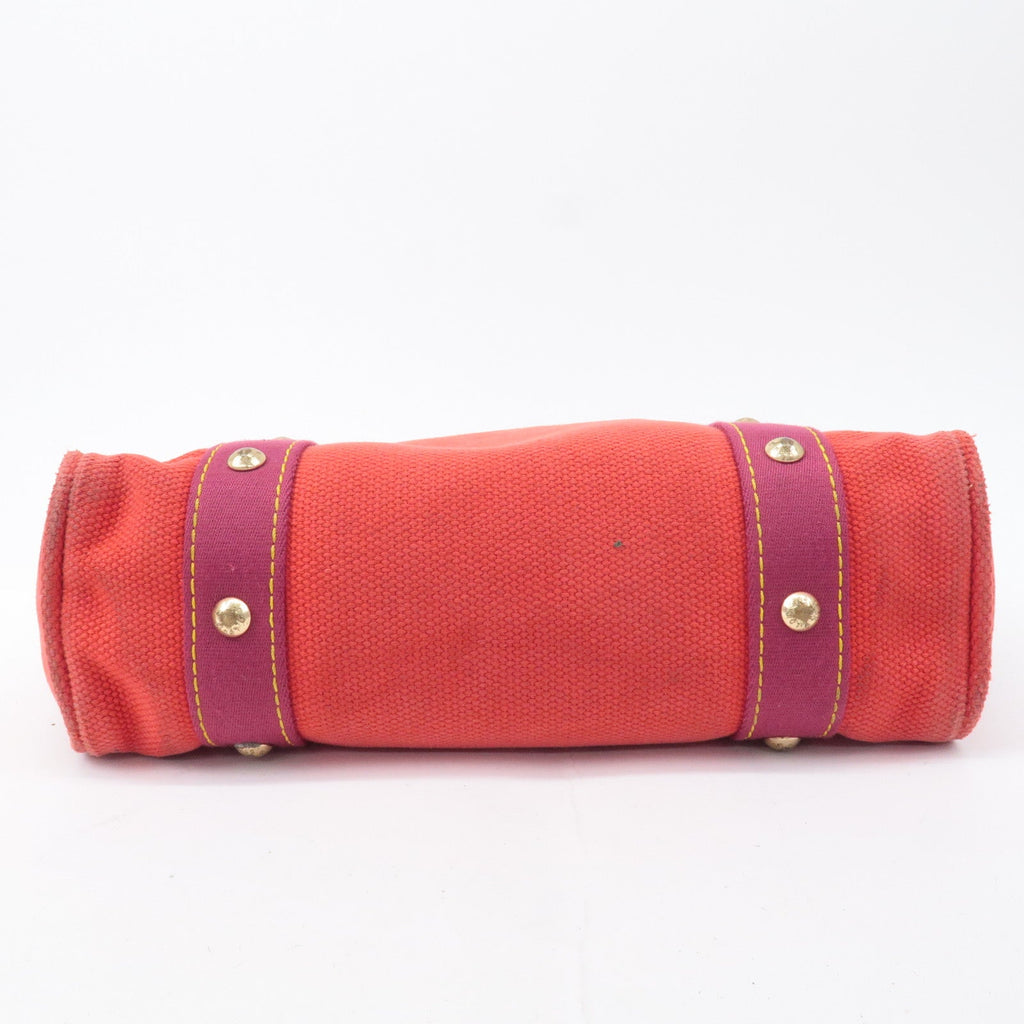 Louis Vuitton Antigua Cabas MM Tote Bag Hand Bag Rouge M40034