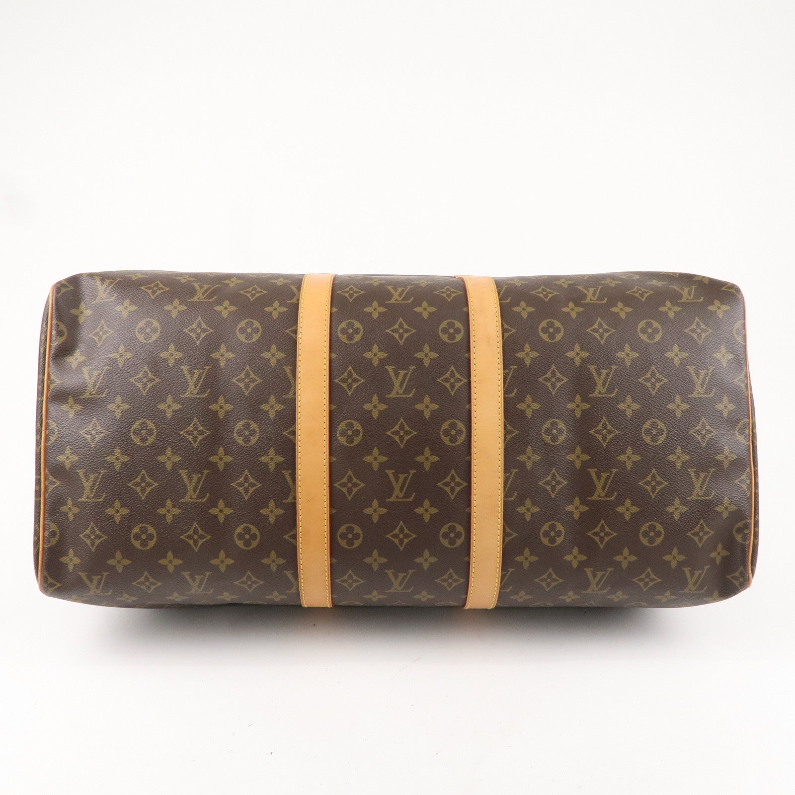 Louis Vuitton Monogram Keep All 55 Boston Bag Brown M41424