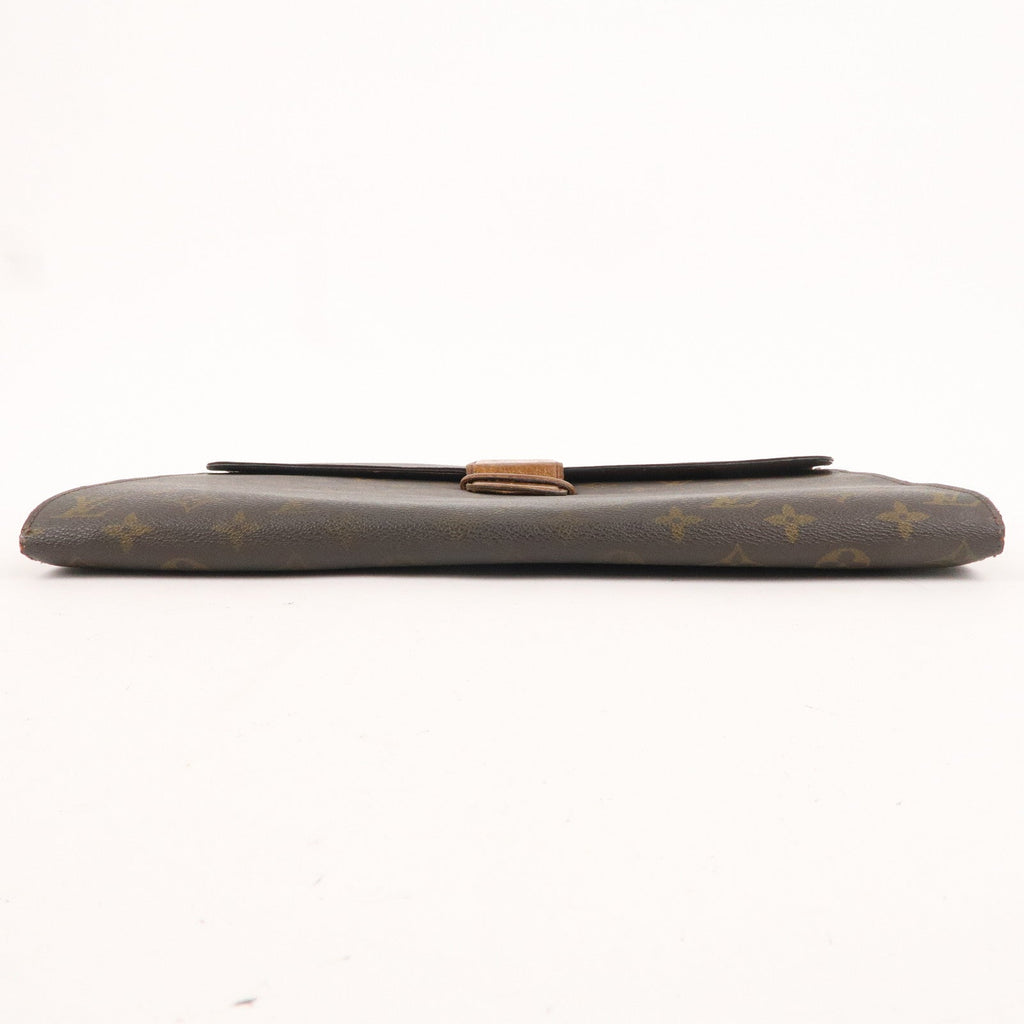 Louis Vuitton Monogram Posh Ministre Clutch Bag Brown M53445