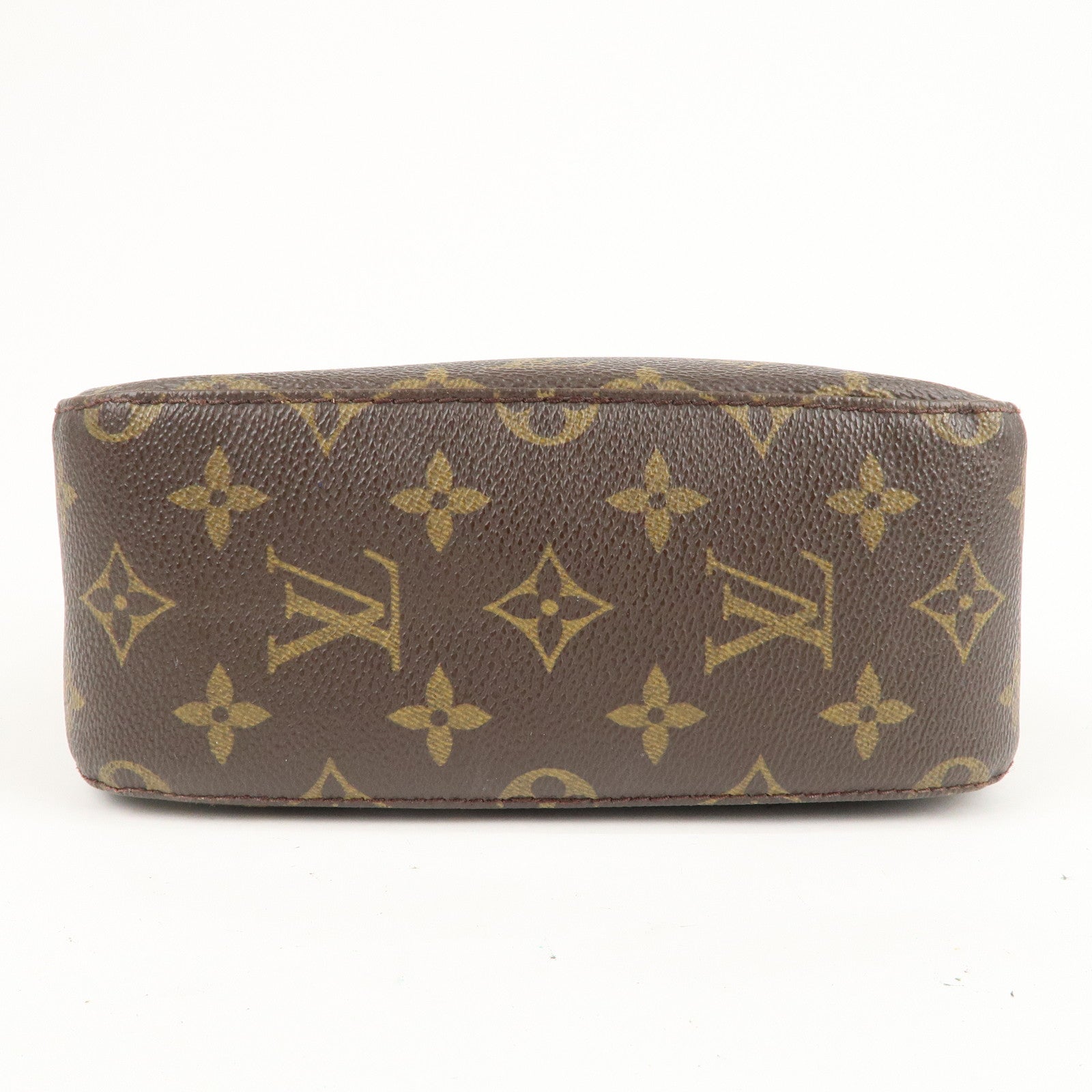 Louis Vuitton Monogram Spontini Hand Bag Brown M47500