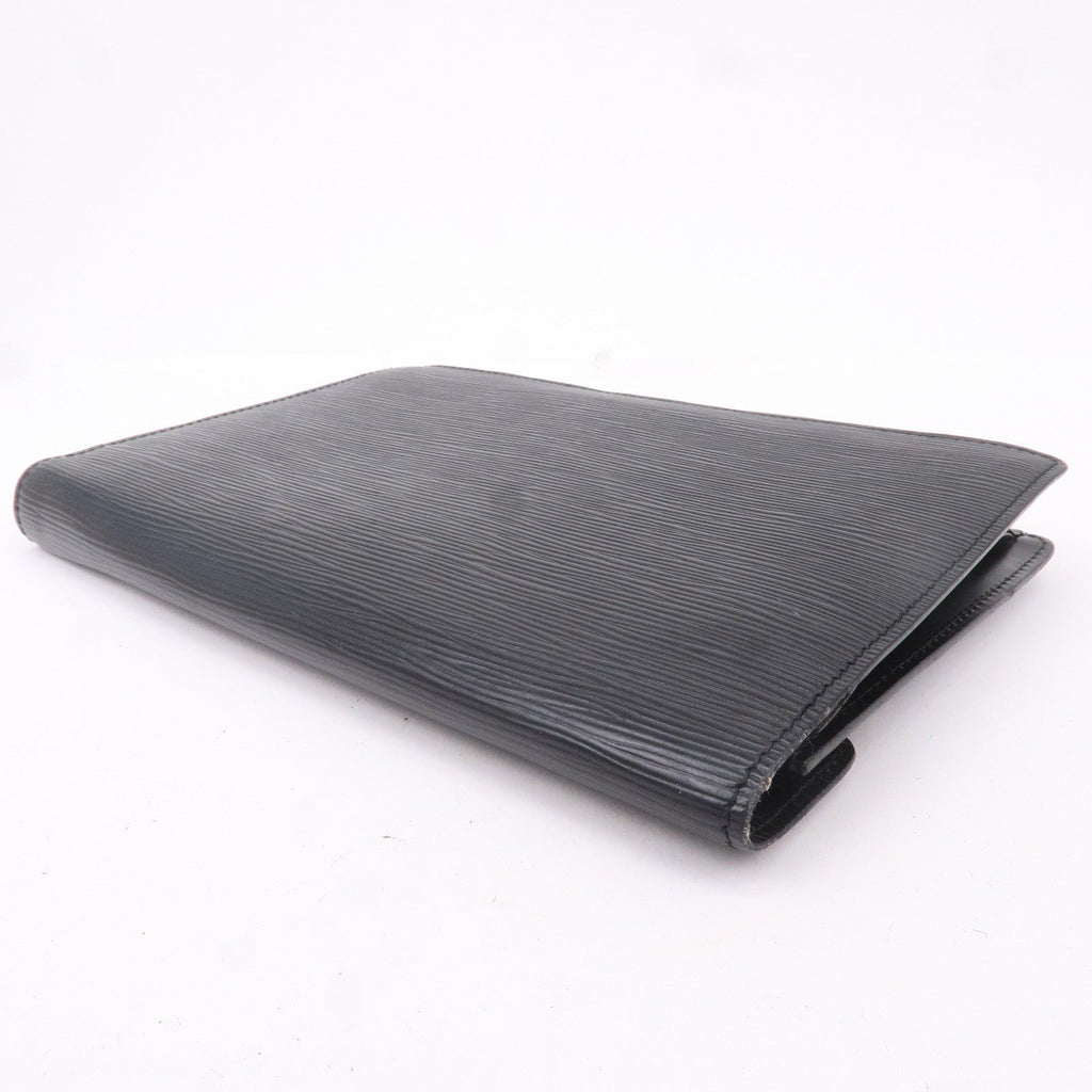 Louis Vuitton Set of 2 Epi Clutch Bag Black M52612 M52522