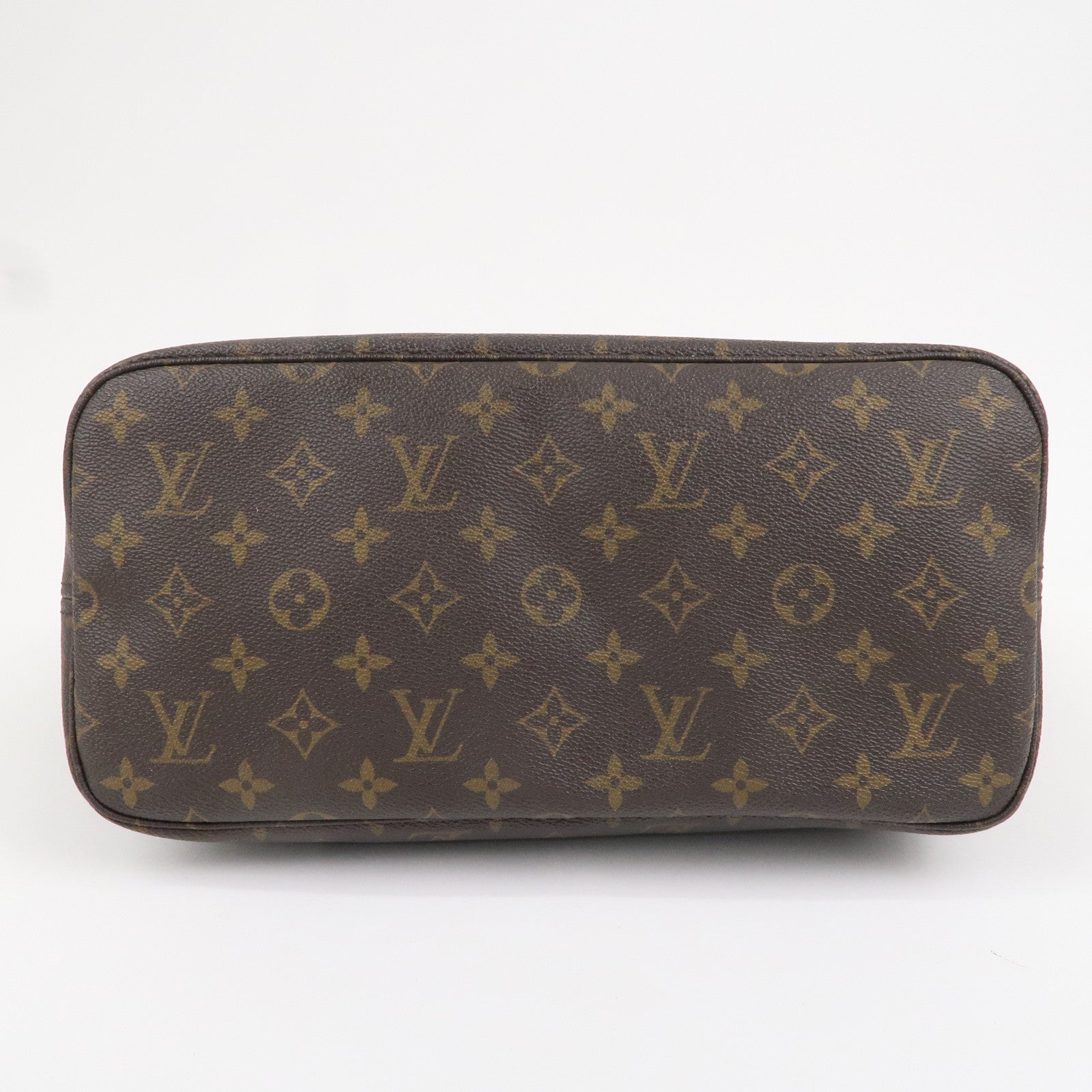 Louis Vuitton Monogram Neverfull MM Tote Bag Brown M40156
