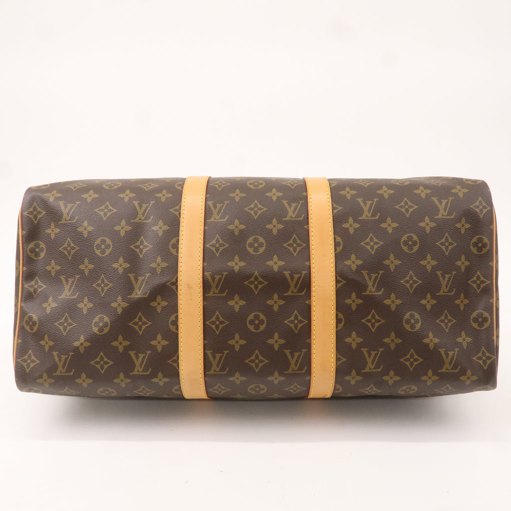 Louis Vuitton Monogram Keep All 50 Boston Bag Brown M41426