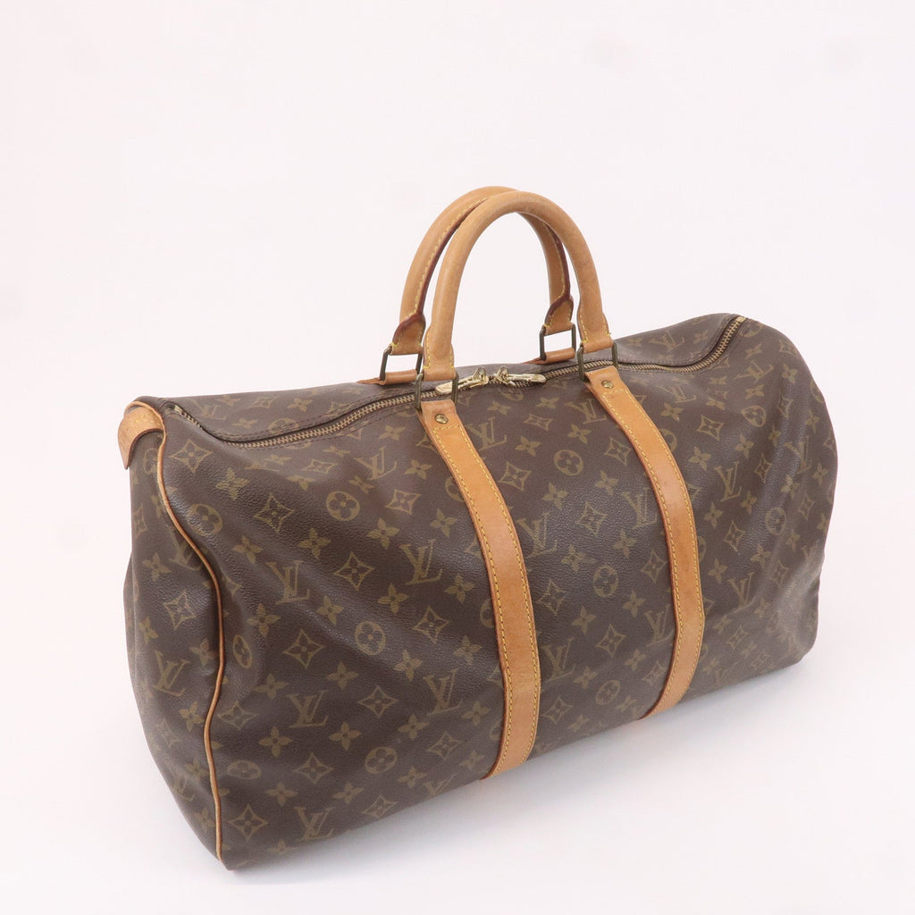 Louis Vuitton Monogram Keep All 50 Bag Brown M41426