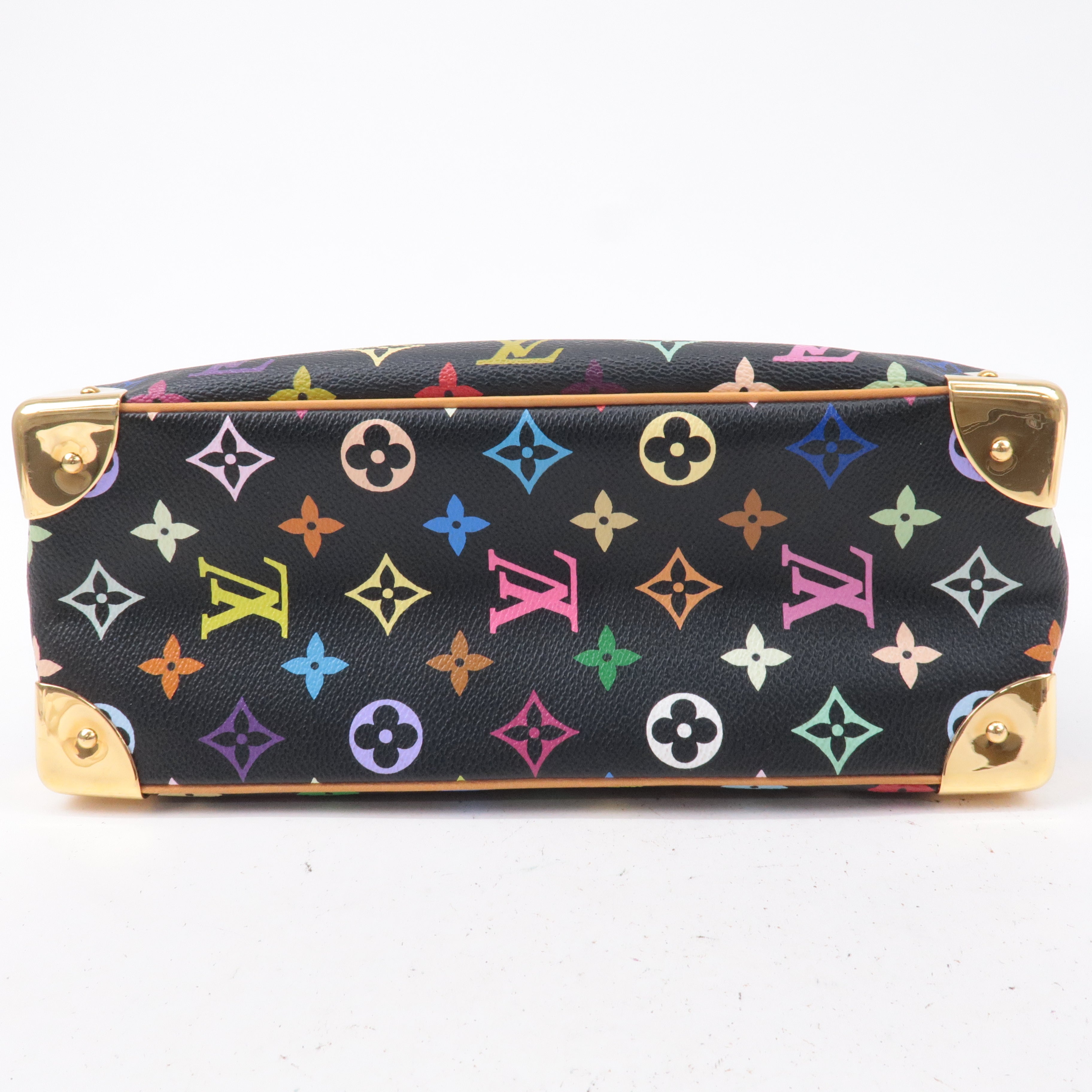 Louis Vuitton Monogram Multi Color Trouville Hand Bag M92662
