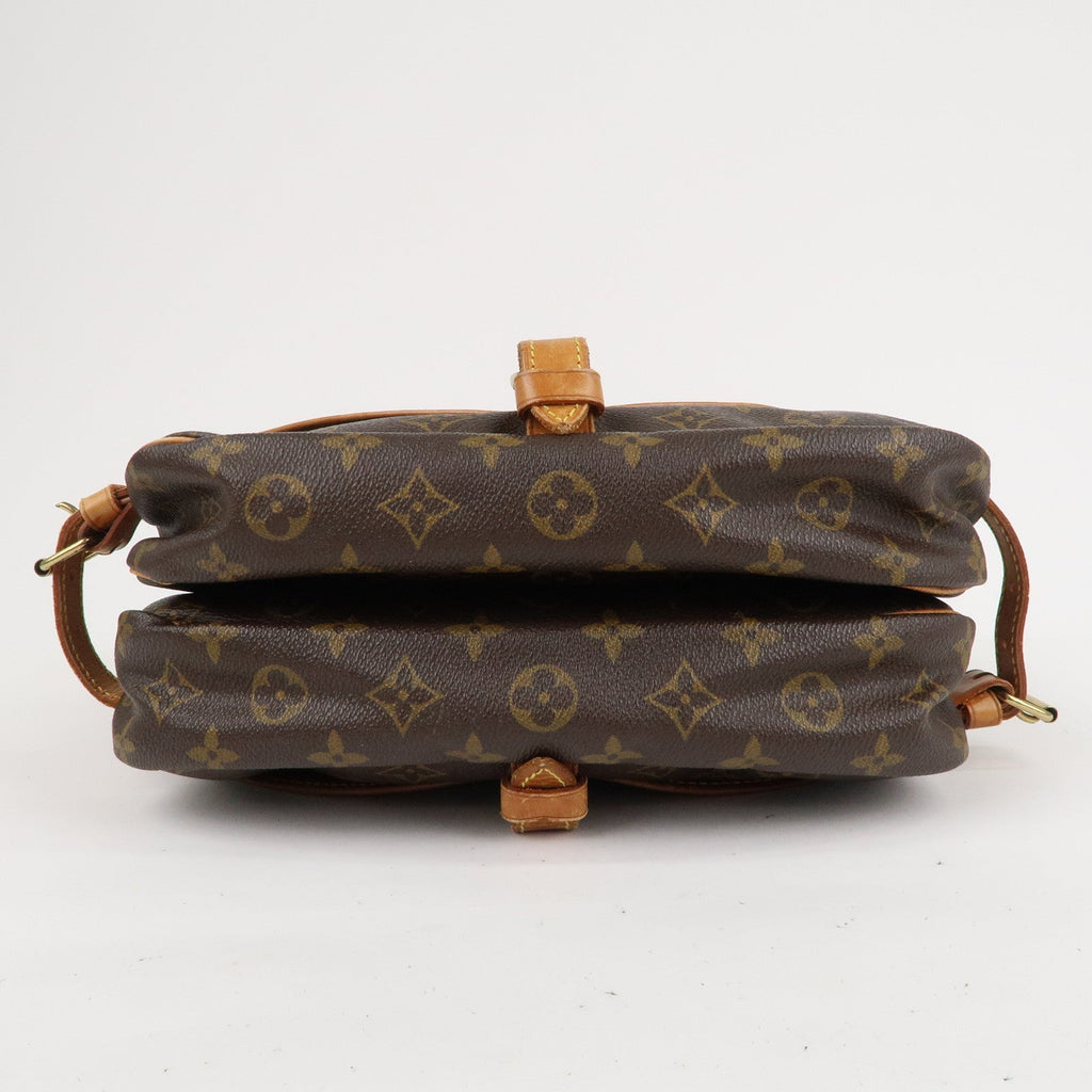 Louis Vuitton Monogram Saumur 30 Shoulder Bag Brown M42256