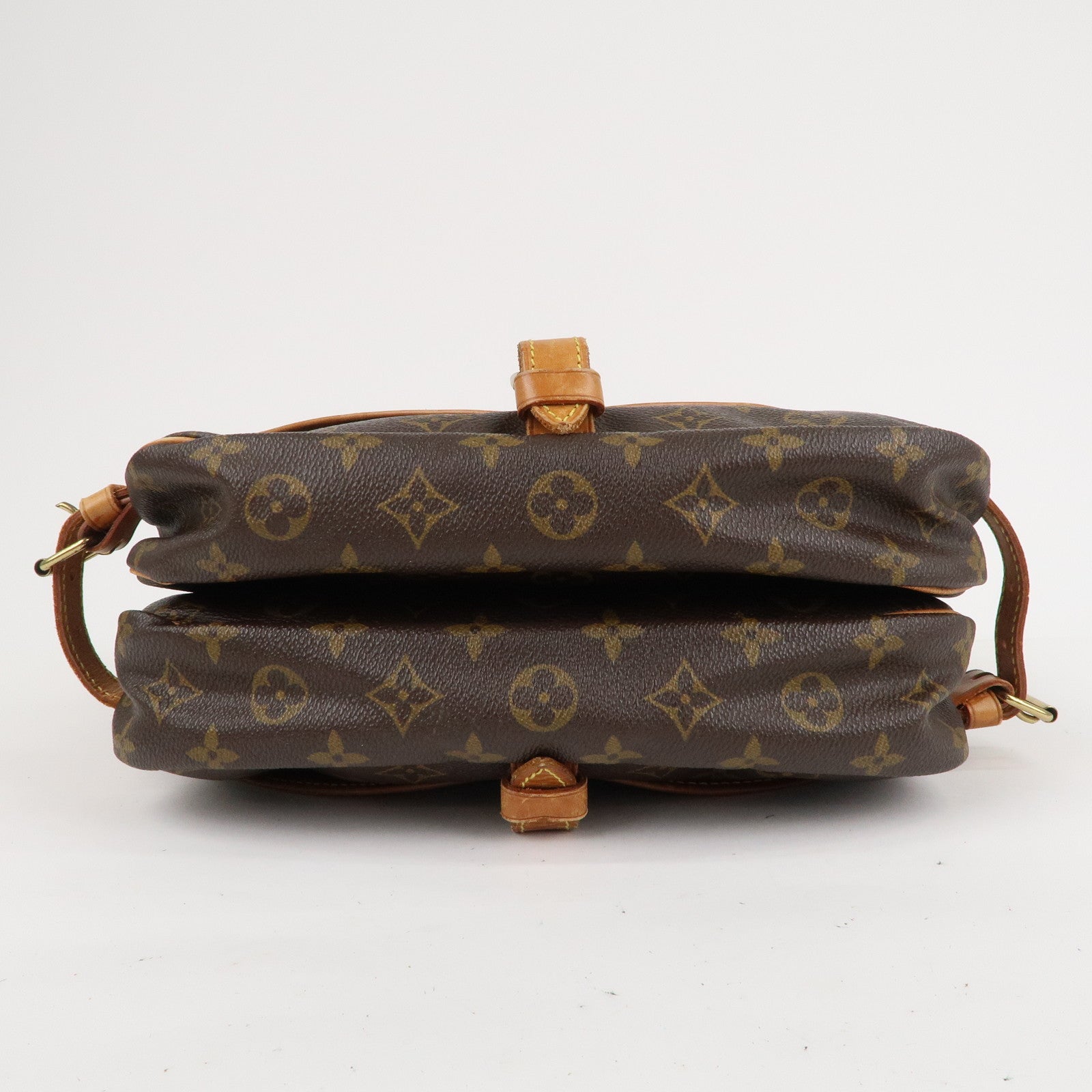 Louis Vuitton Monogram Saumur 30 Shoulder Bag Brown M42256