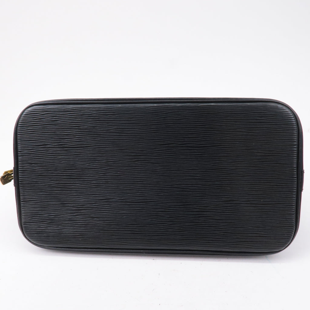 Louis Vuitton Epi Alma Hand Bag Noir Black M52142