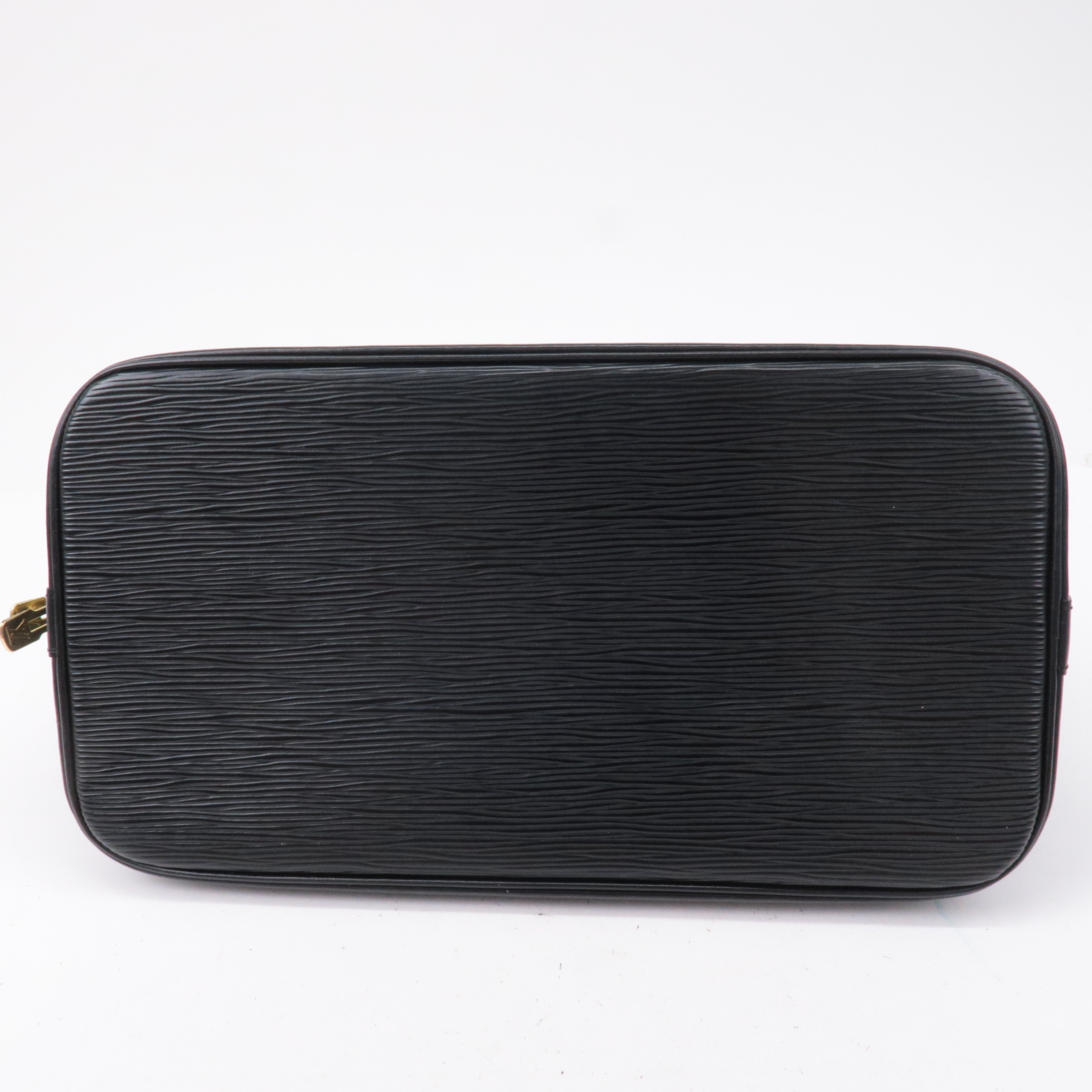 Louis Vuitton Epi Alma Hand Bag Noir Black M52142