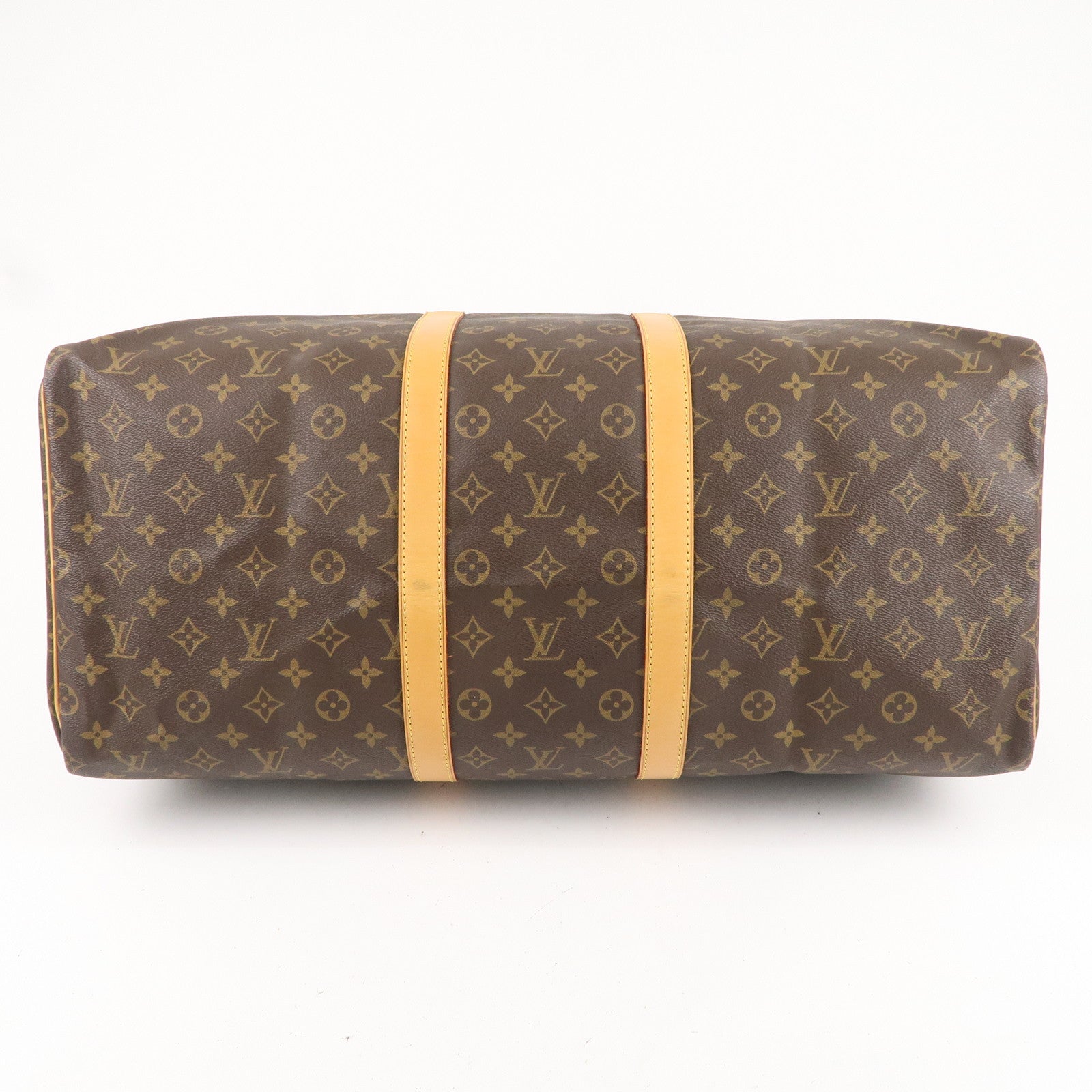 Louis Vuitton Monogram Keep All 55 Boston Bag Brown M41424
