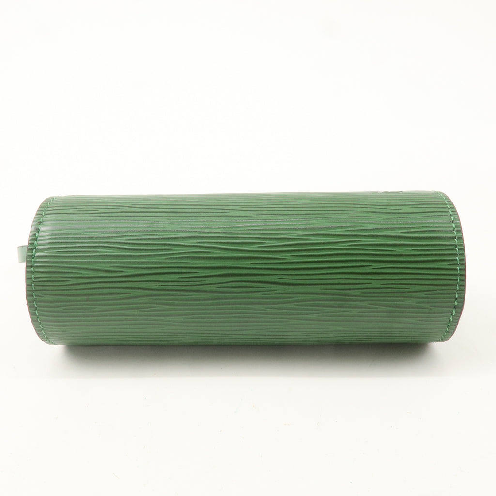 Louis Vuitton Epi Mini Pouch For Soufflot Hand Bag Borneo Green F/S