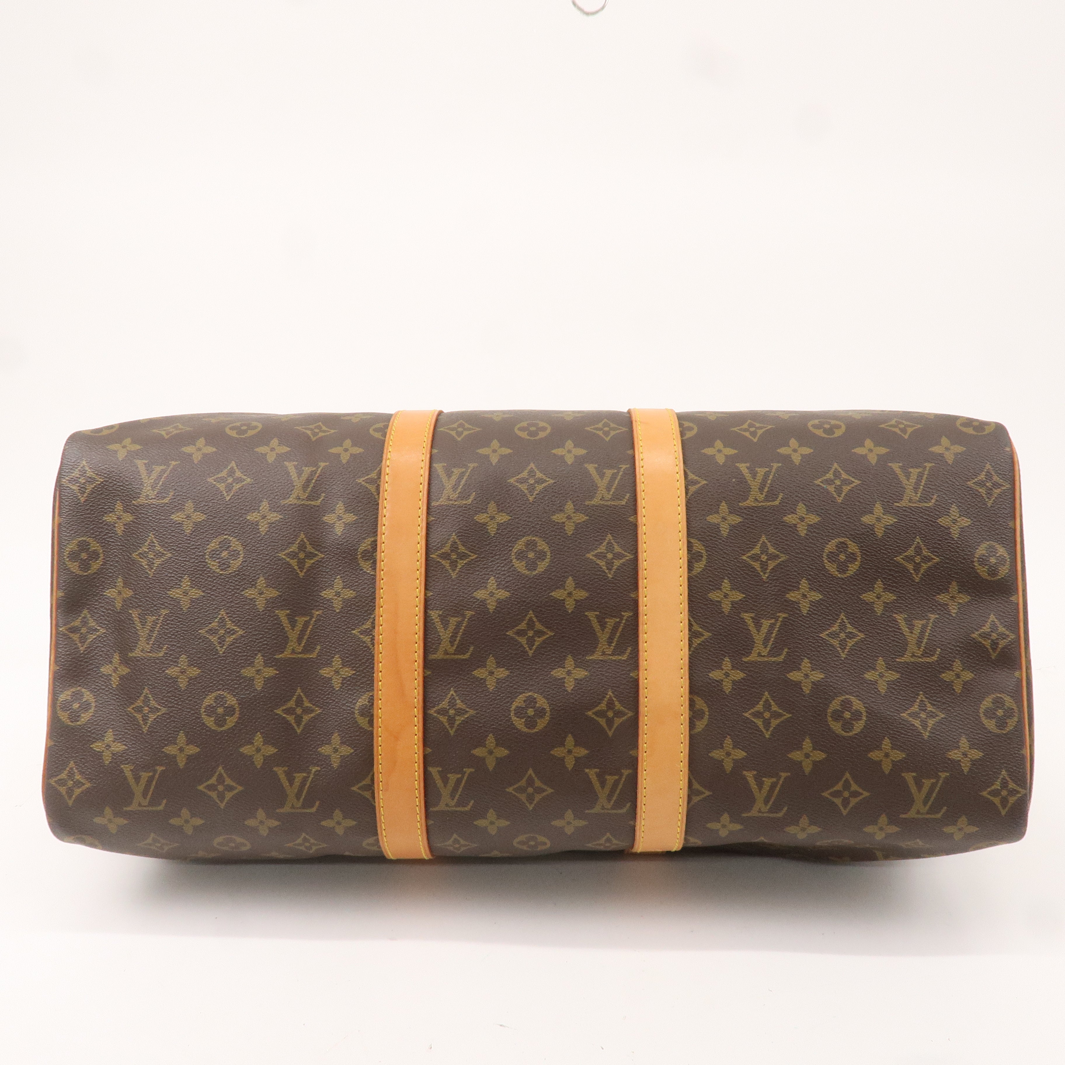 Louis Vuitton Monogram Keep All 50 Boston Bag Brown M41426