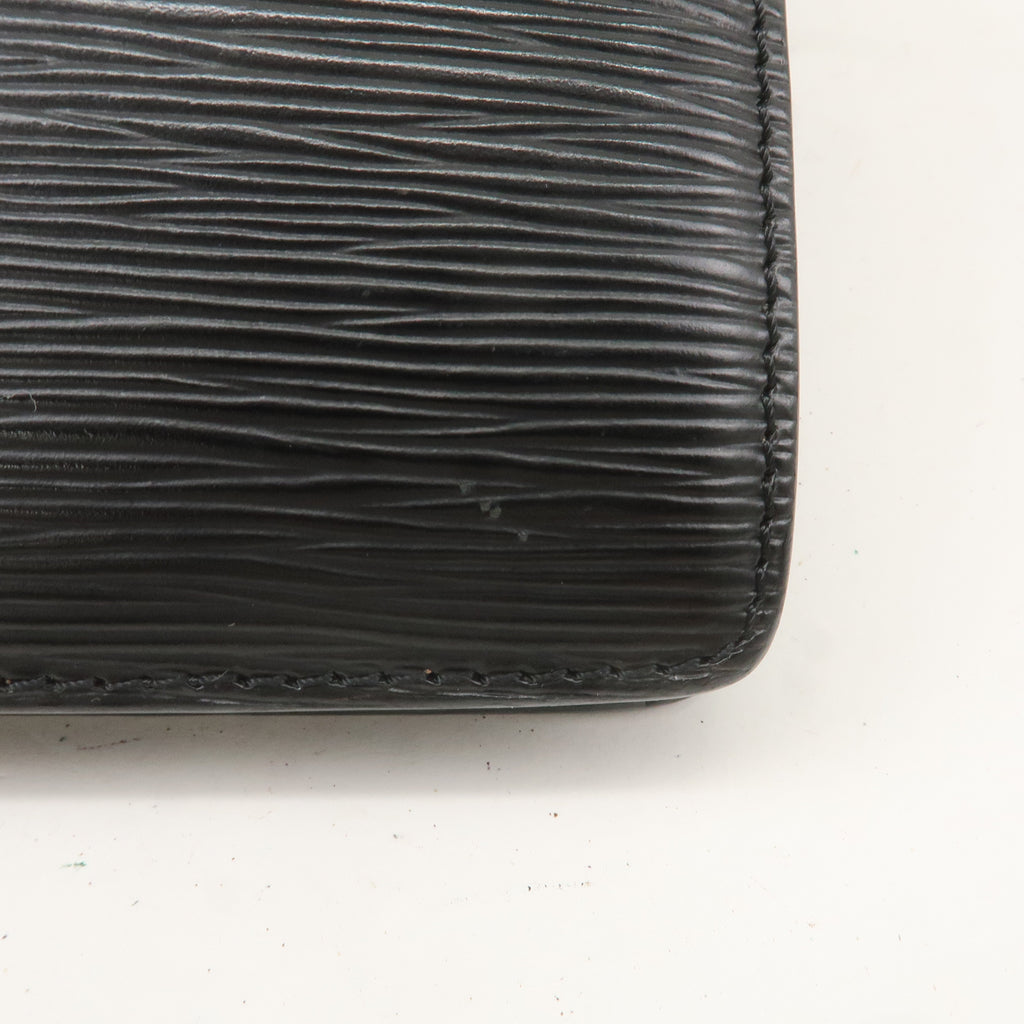 Louis Vuitton Epi Capucines Shoulder Bag Noir Black M52342
