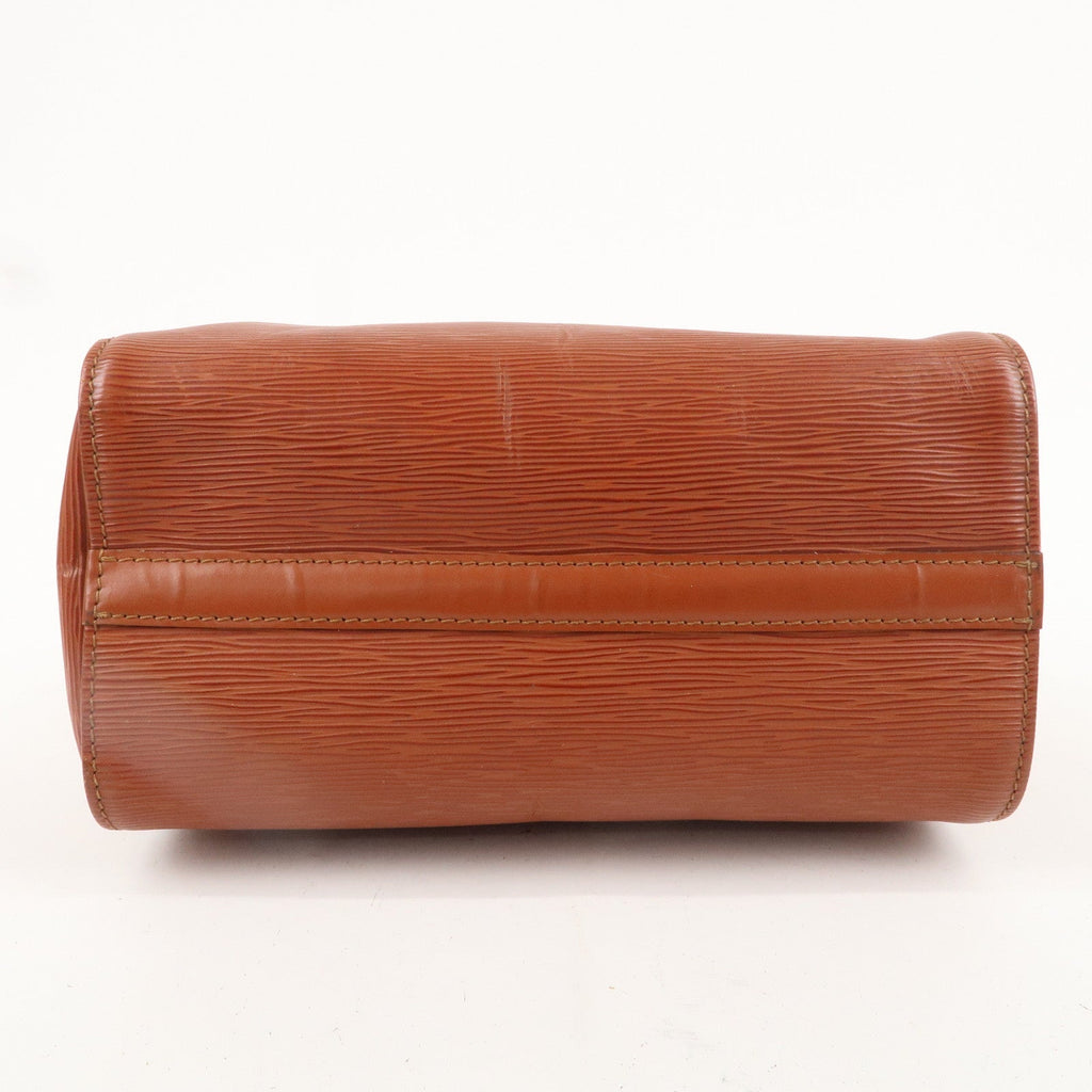 AuthenticLouis Vuitton Epi Speedy 25 Hand Boston Bag Kenya Brown M43013