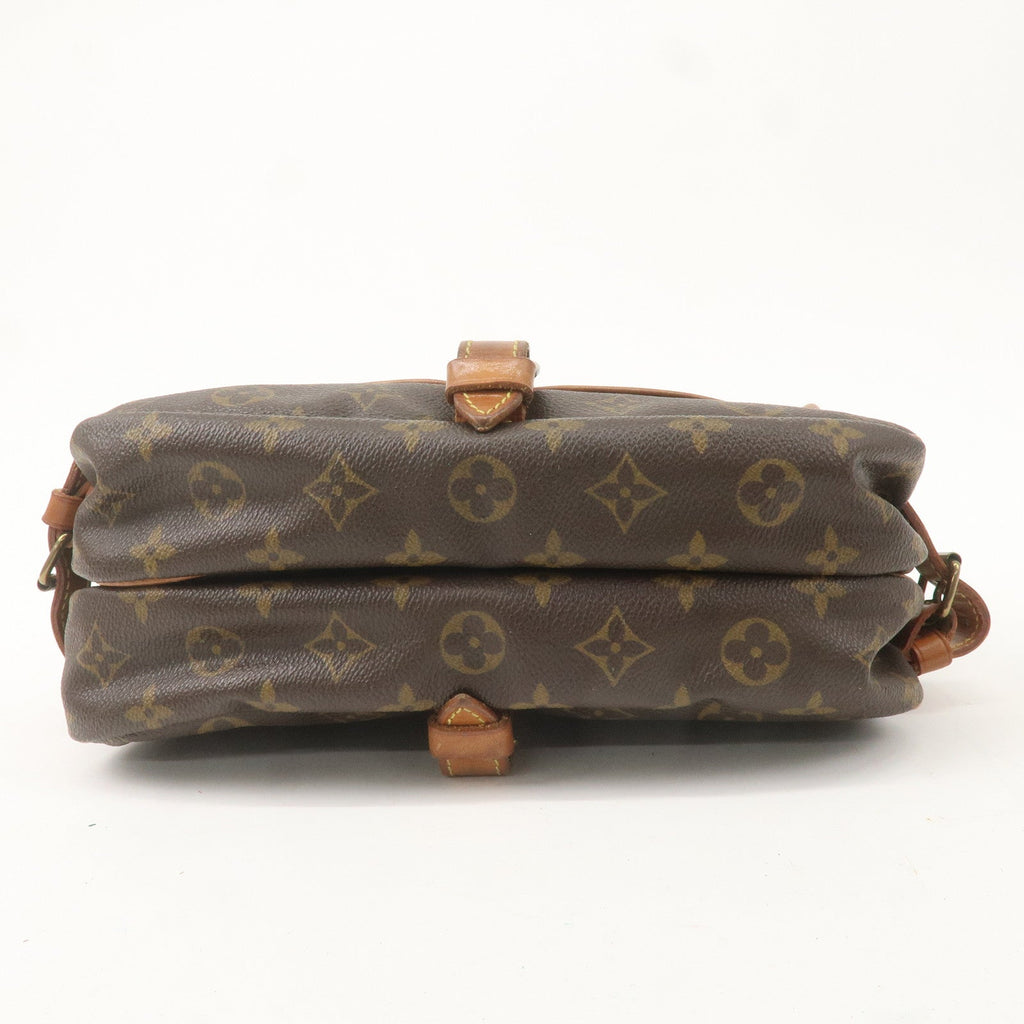 Louis Vuitton Monogram Saumur 30 Shoulder Bag Brown M42256