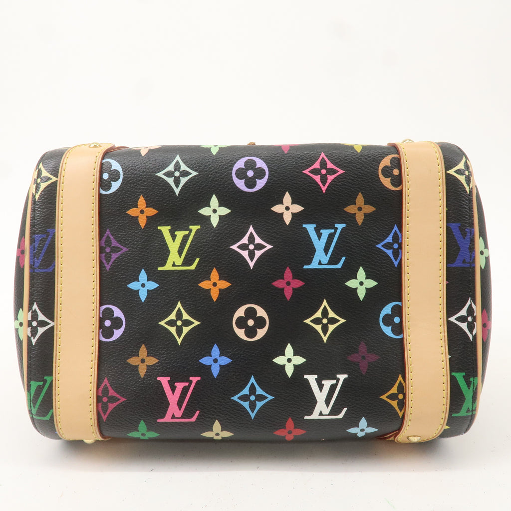 Louis Vuitton Monogram Multi Color Priscilla Hand Bag Noir M40096
