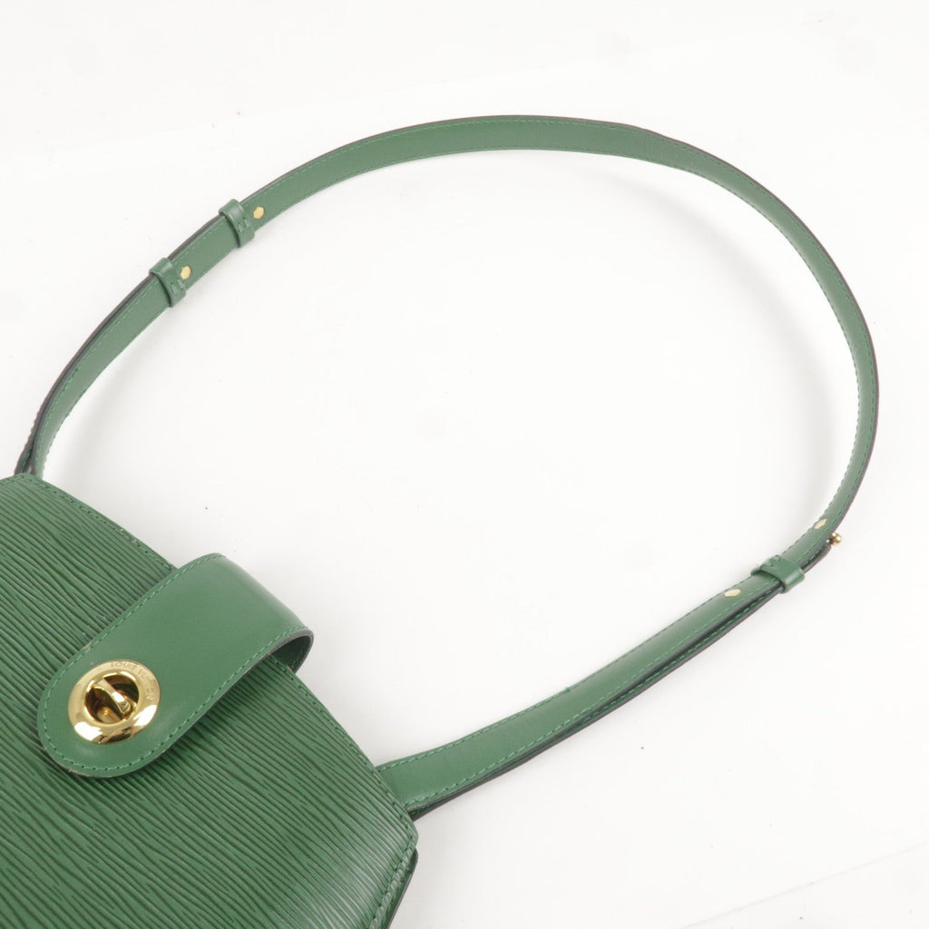 Louis Vuitton Epi Cluny Shoulder Bag Borneo Green M52254