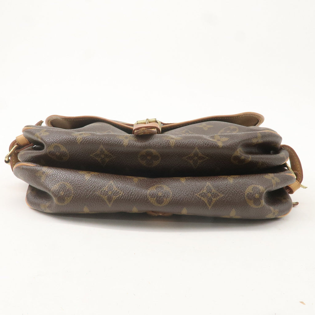 Louis Vuitton Monogram Saumur 30 Shoulder Bag Brown M42256