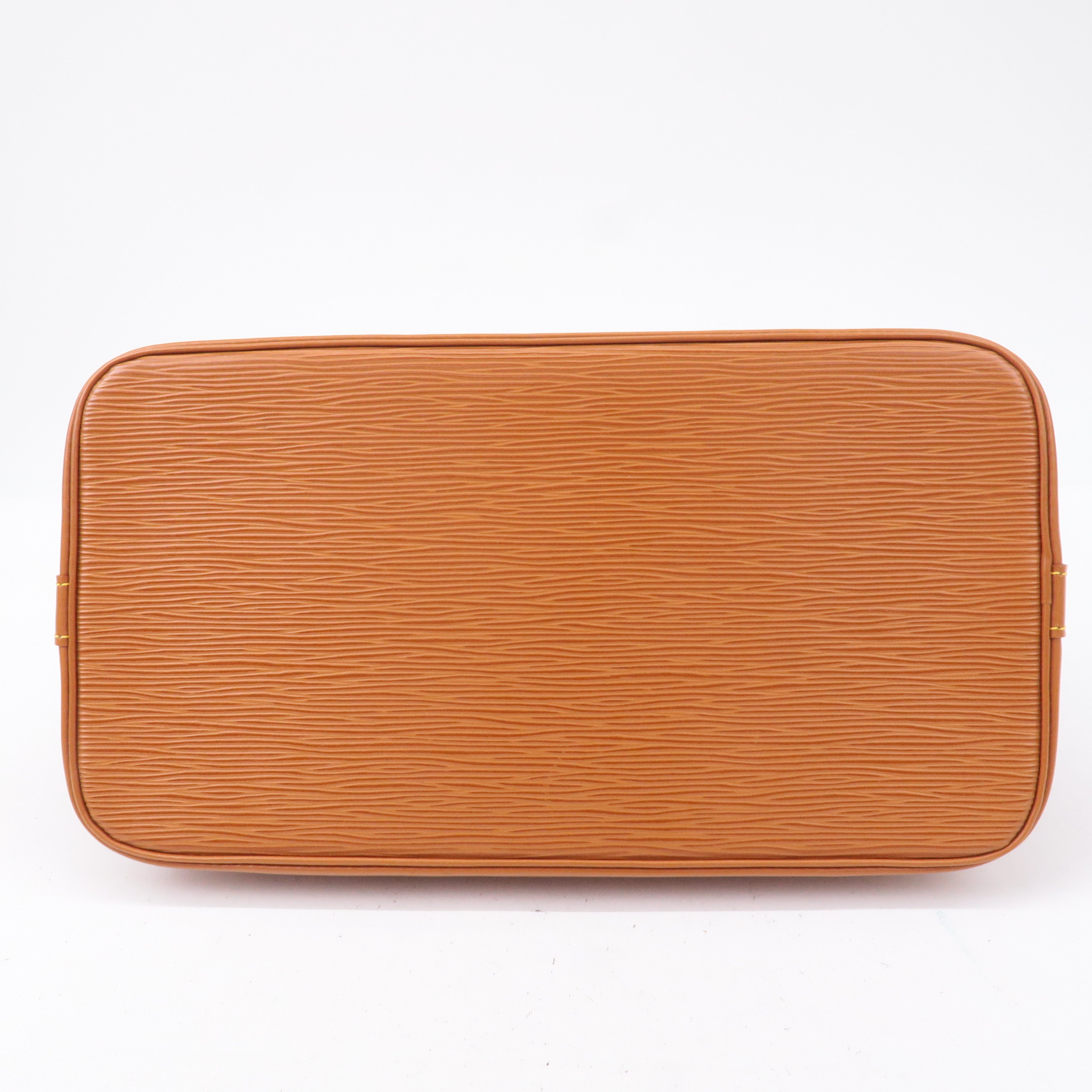 Louis Vuitton Epi Alma Leather Hand Bag Zipangu Gold M52148