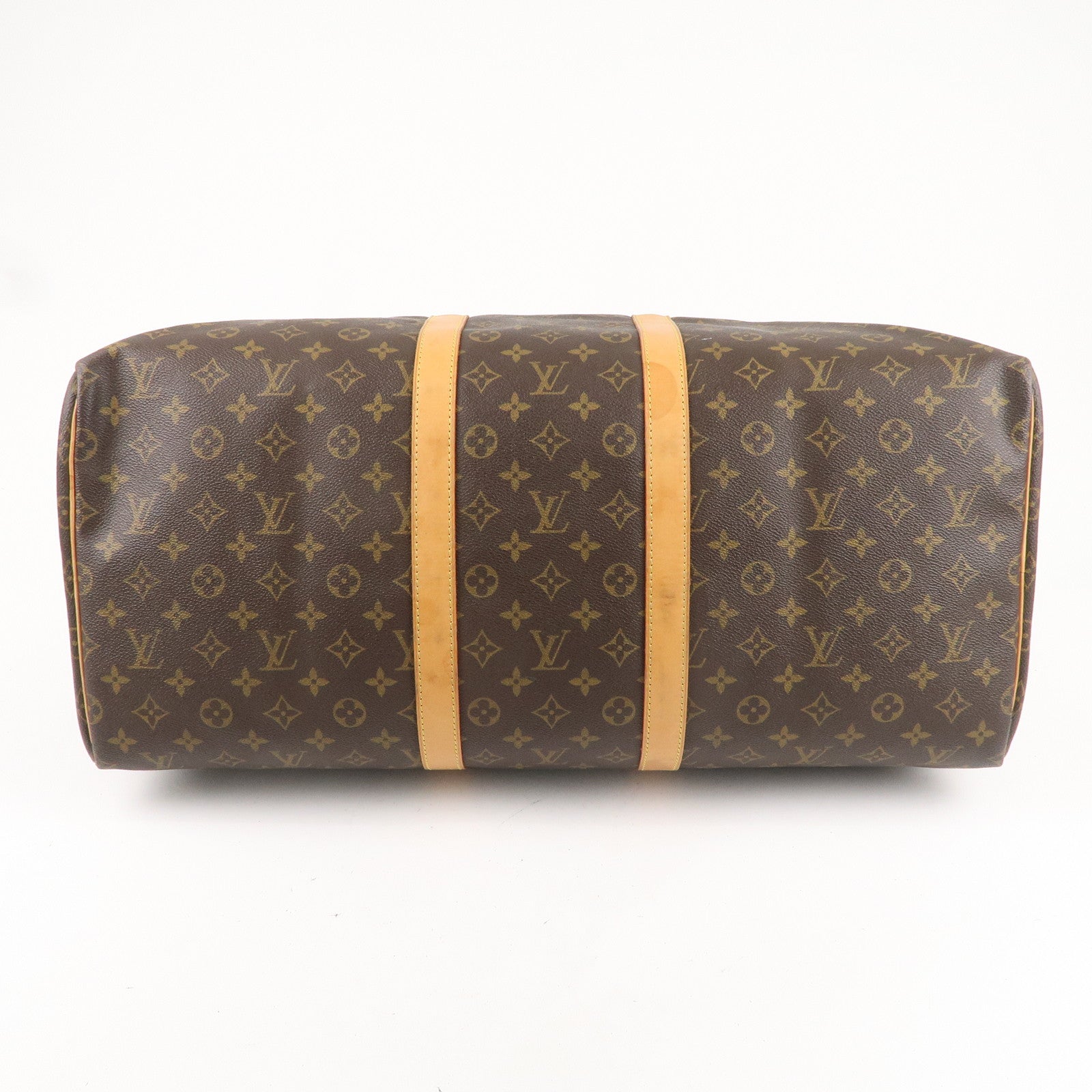 Louis Vuitton Monogram Keep All 55 Boston Bag Brown M41424