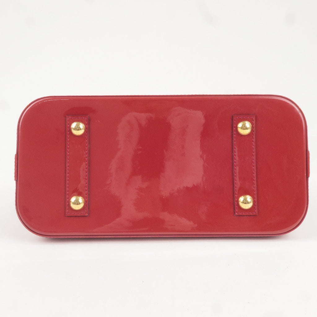 Louis Vuitton Monogram Vernis Alma PM Bag Pomme d'Amour M90096
