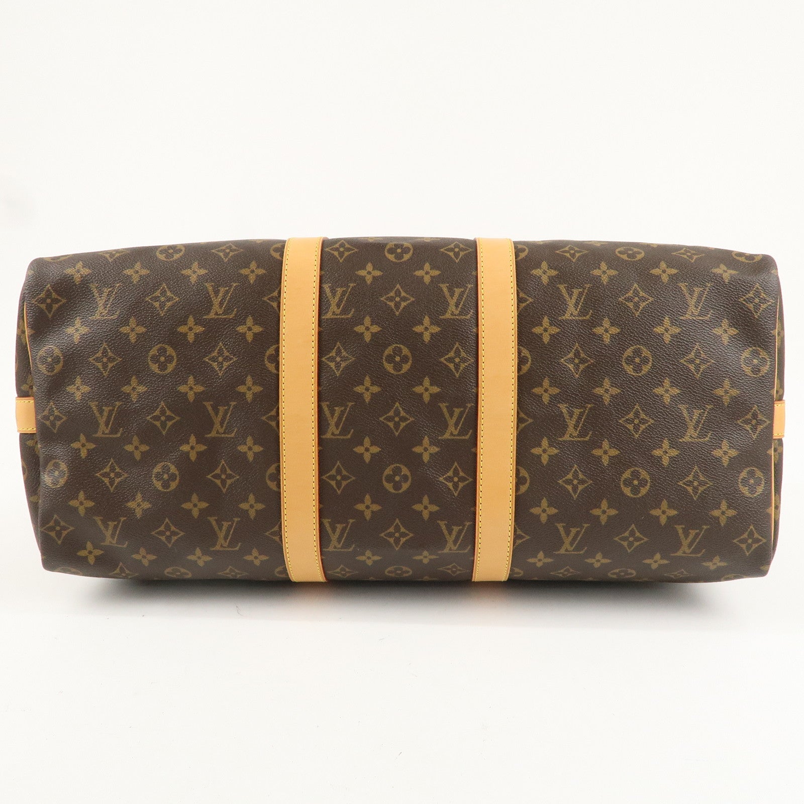 Louis Vuitton Monogram Keep All Bandouliere 50 Boston Bag M41416
