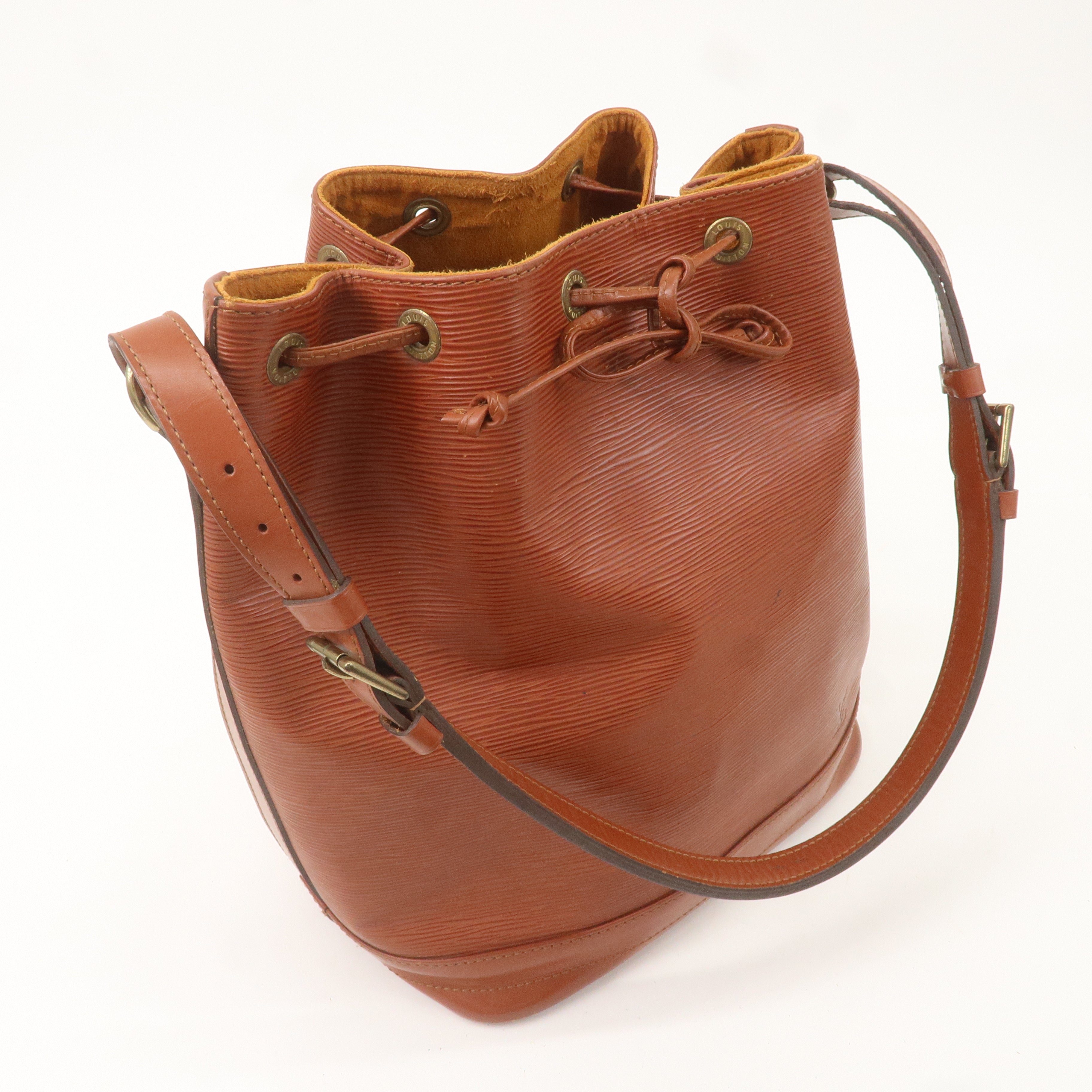 Louis Vuitton Epi Noe Shoulder Bag Kenya Brown M44003