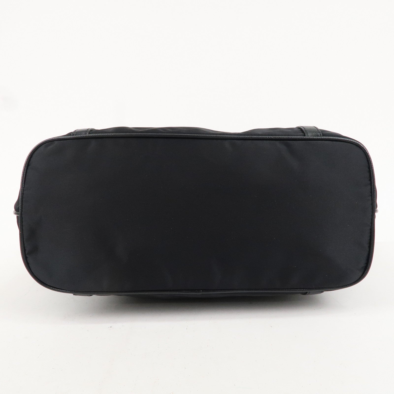 PRADA Logo Nylon Leather 2WAY Bag Shoulder Bag Black