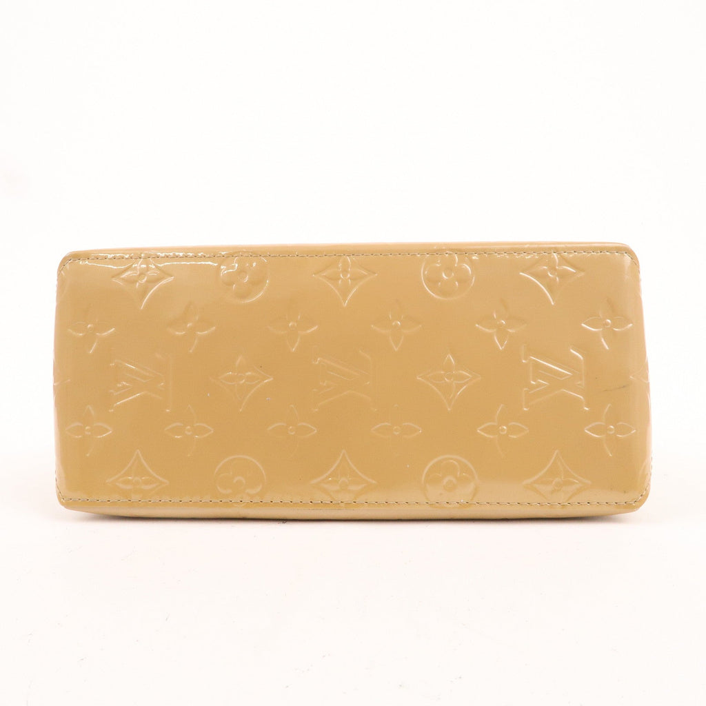 Louis Vuitton Monogram Vernis Lead PM Hand Bag Noisette M91334