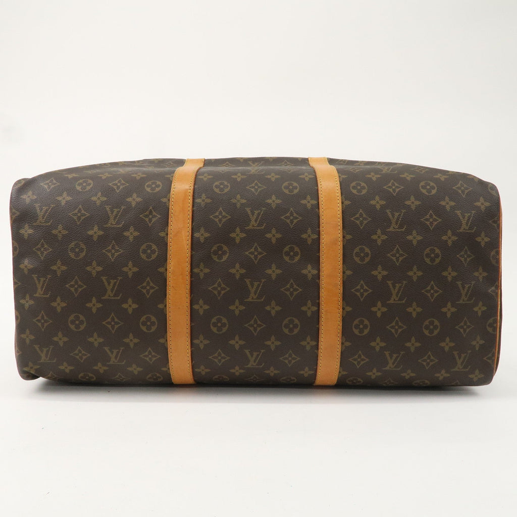 Louis Vuitton Monogram Sac Souple 55 Boston Bag Brown M41622