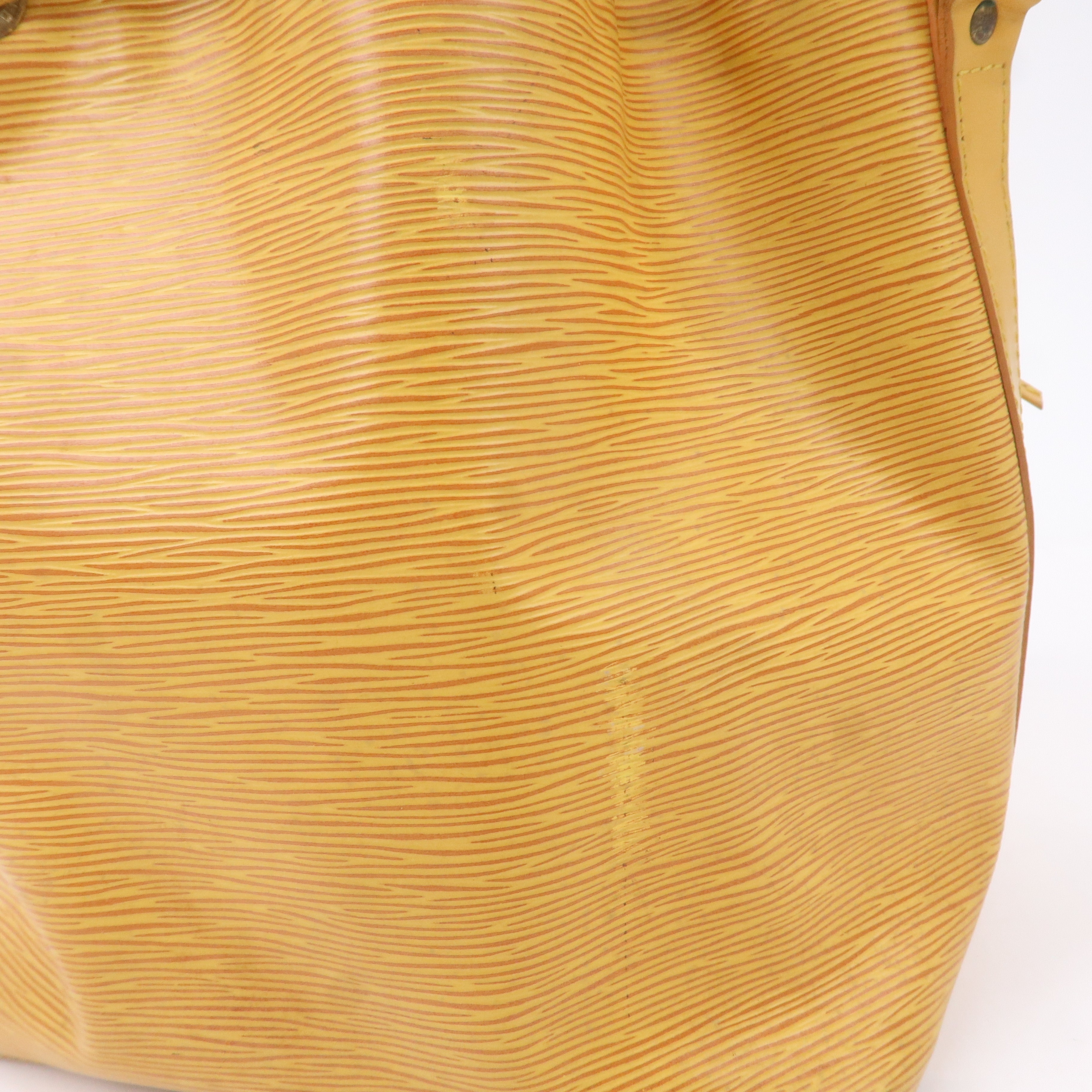 AuthenticLouis Vuitton Epi Petit Noe Shoulder Bag Tassili Yellow M44109