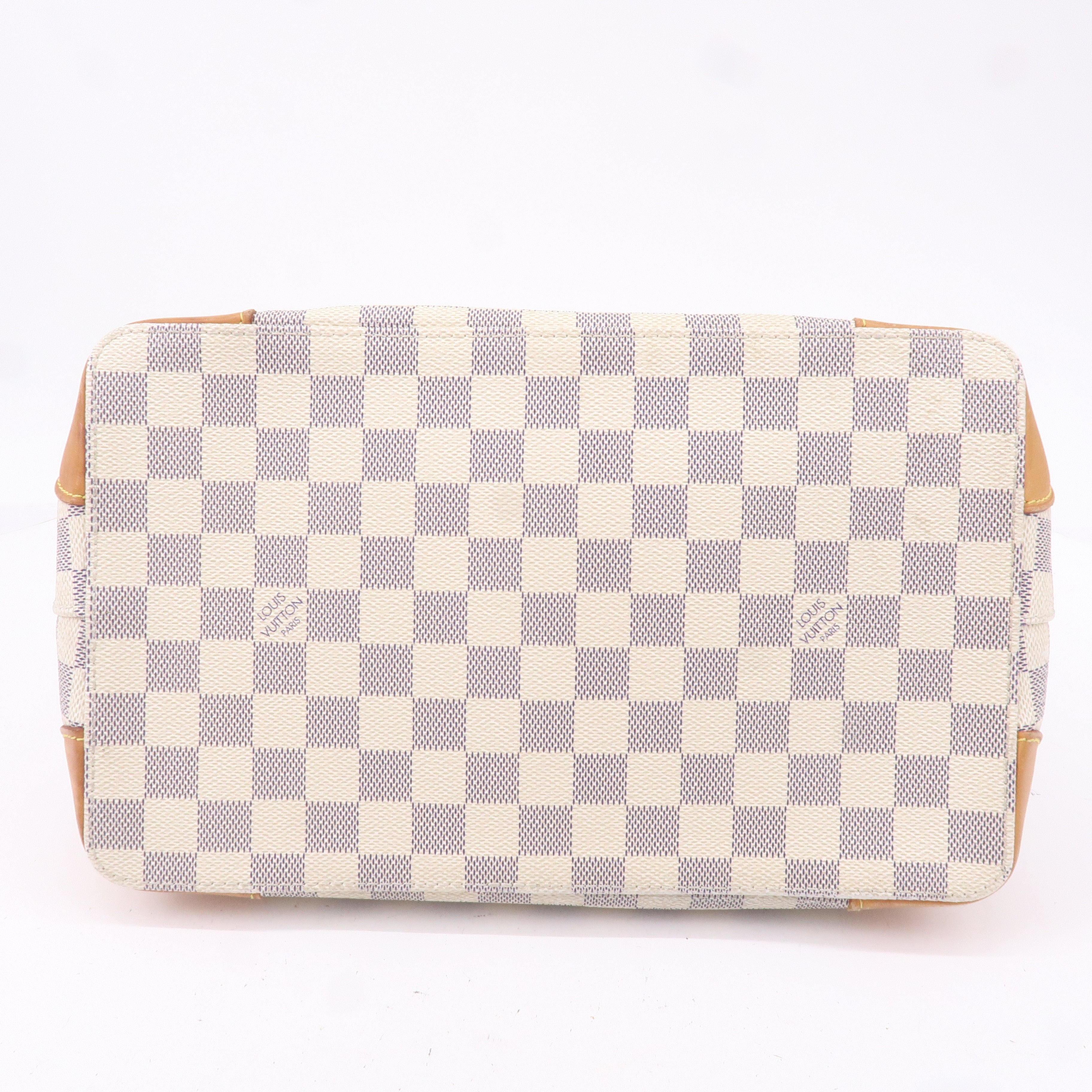 Louis Vuitton Damier Azur Hampstead PM Hand Bag Ivory N51207