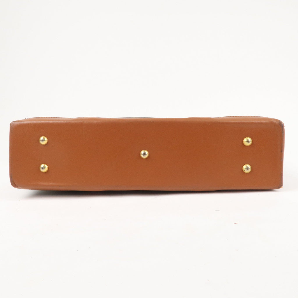 Louis Vuitton Monogram Weekend PM Hand Bag Brown M42425