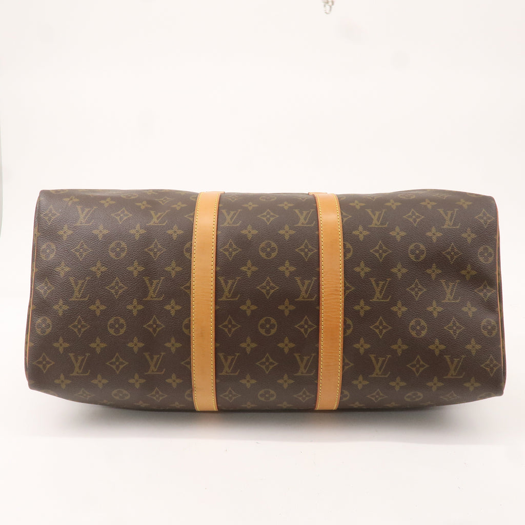 Louis Vuitton Monogram Keep All 50 Boston Bag Brown M41426