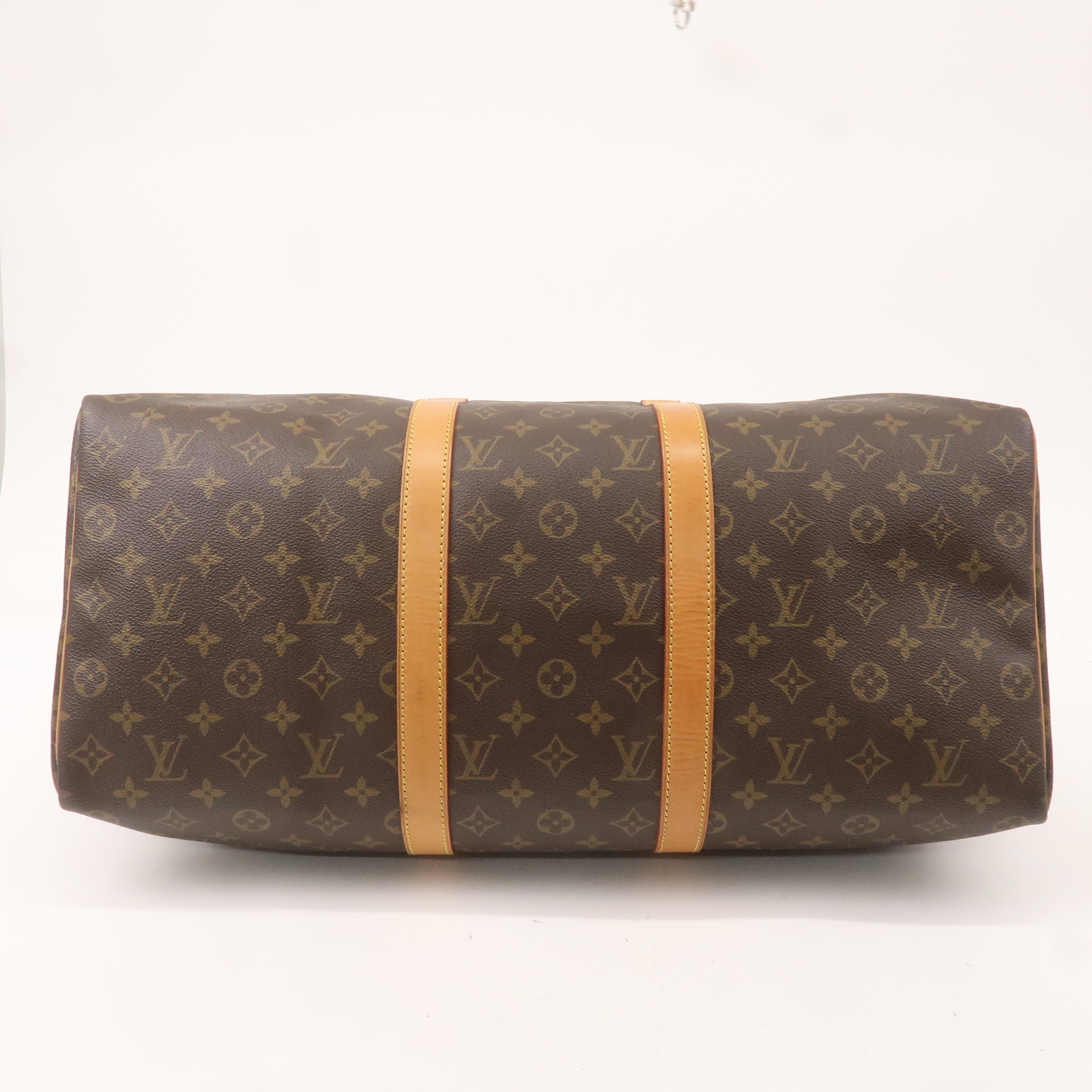 Louis Vuitton Monogram Keep All 50 Boston Bag Brown M41426